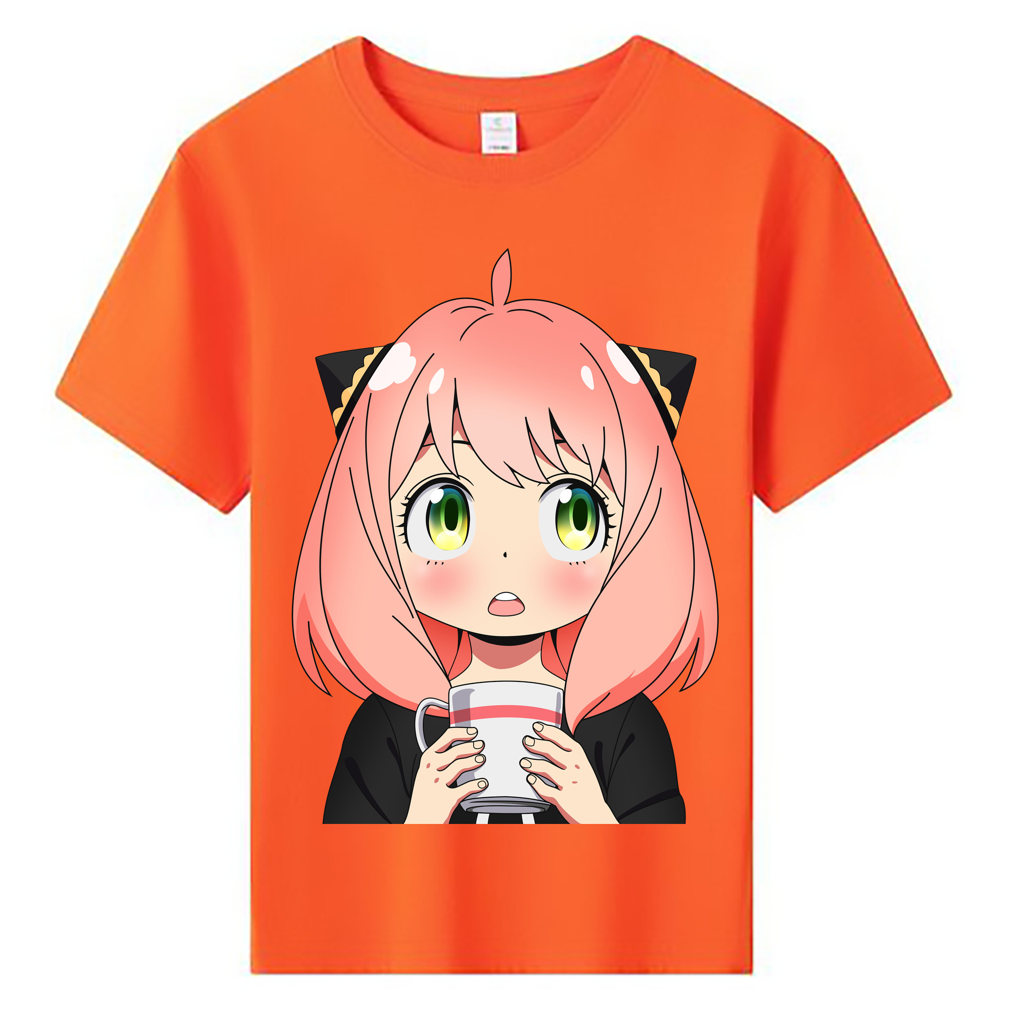 （画像用） SPY×FAMILY间谍家家酒 綿100％キッズTシャツ（フロントプリント）