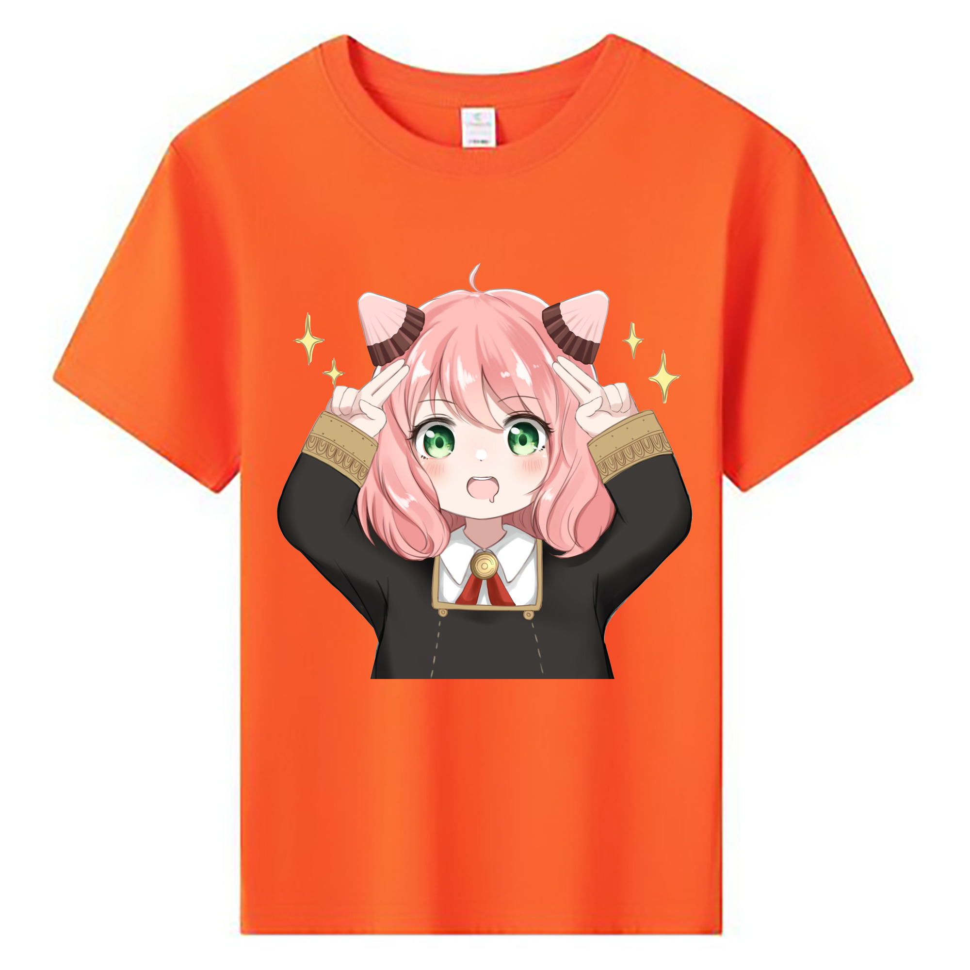 （画像用） SPY×FAMILY间谍家家酒 綿100％キッズTシャツ（フロントプリント）