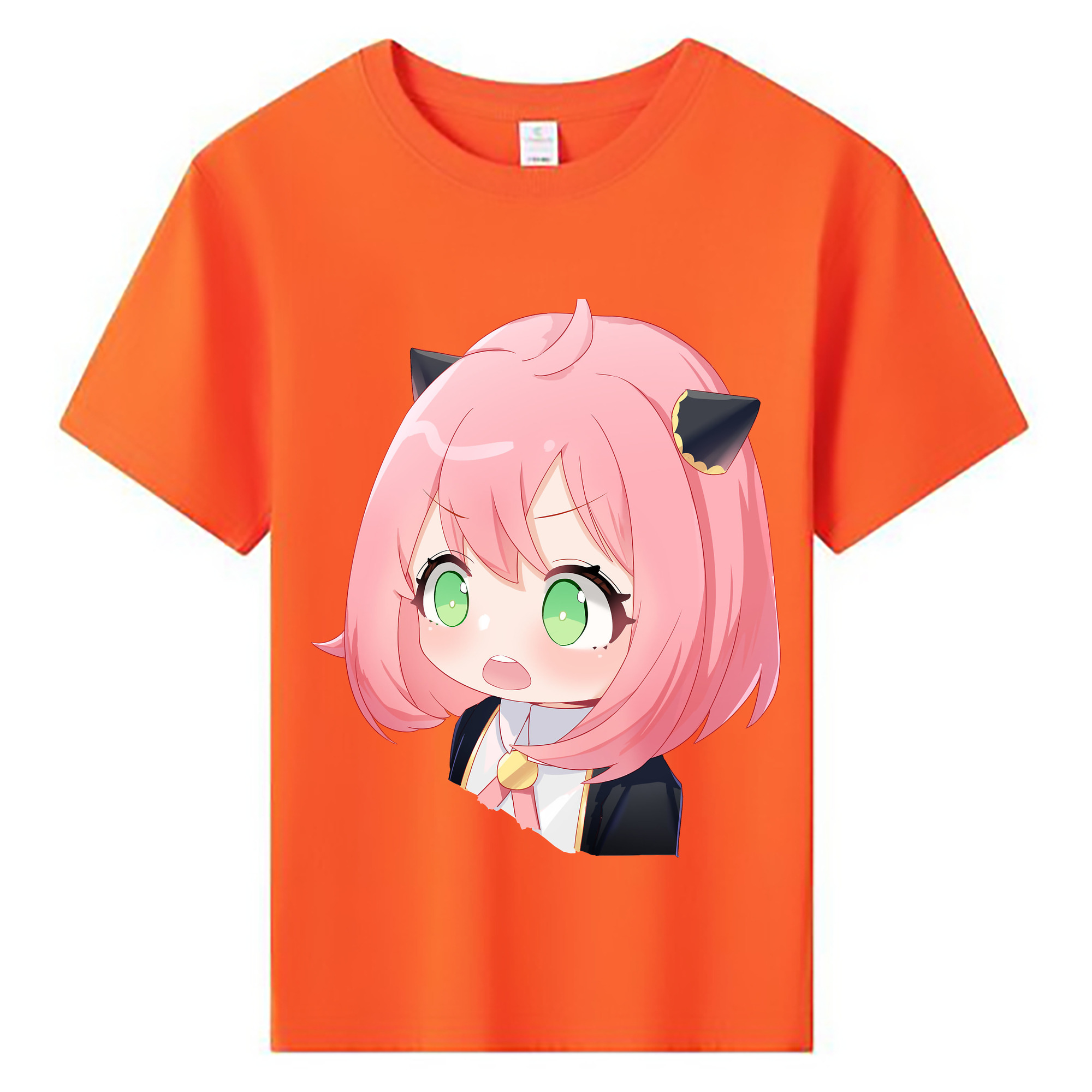 （画像用） SPY×FAMILY间谍家家酒 綿100％キッズTシャツ（フロントプリント）