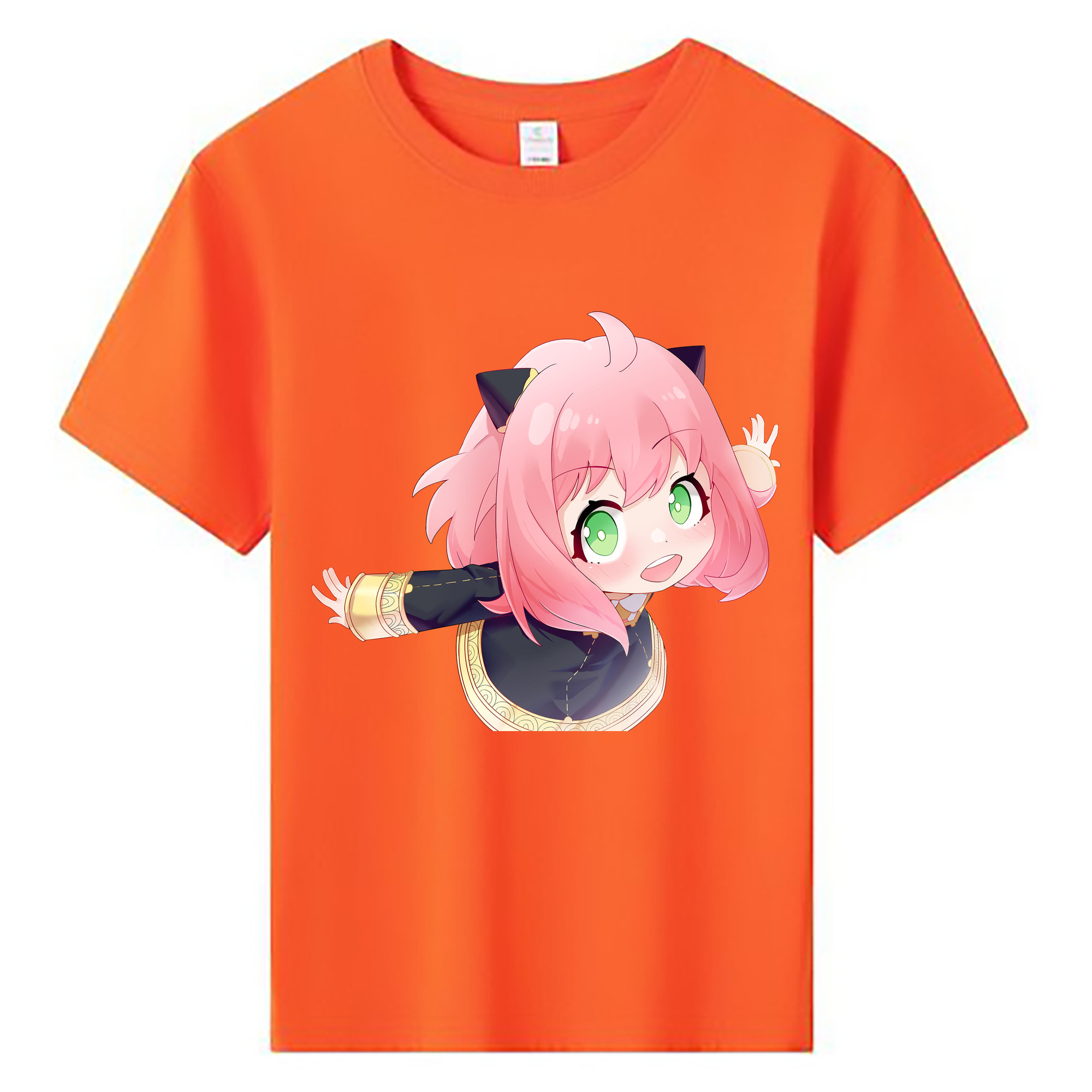 （画像用） SPY×FAMILY间谍家家酒 綿100％キッズTシャツ（フロントプリント）