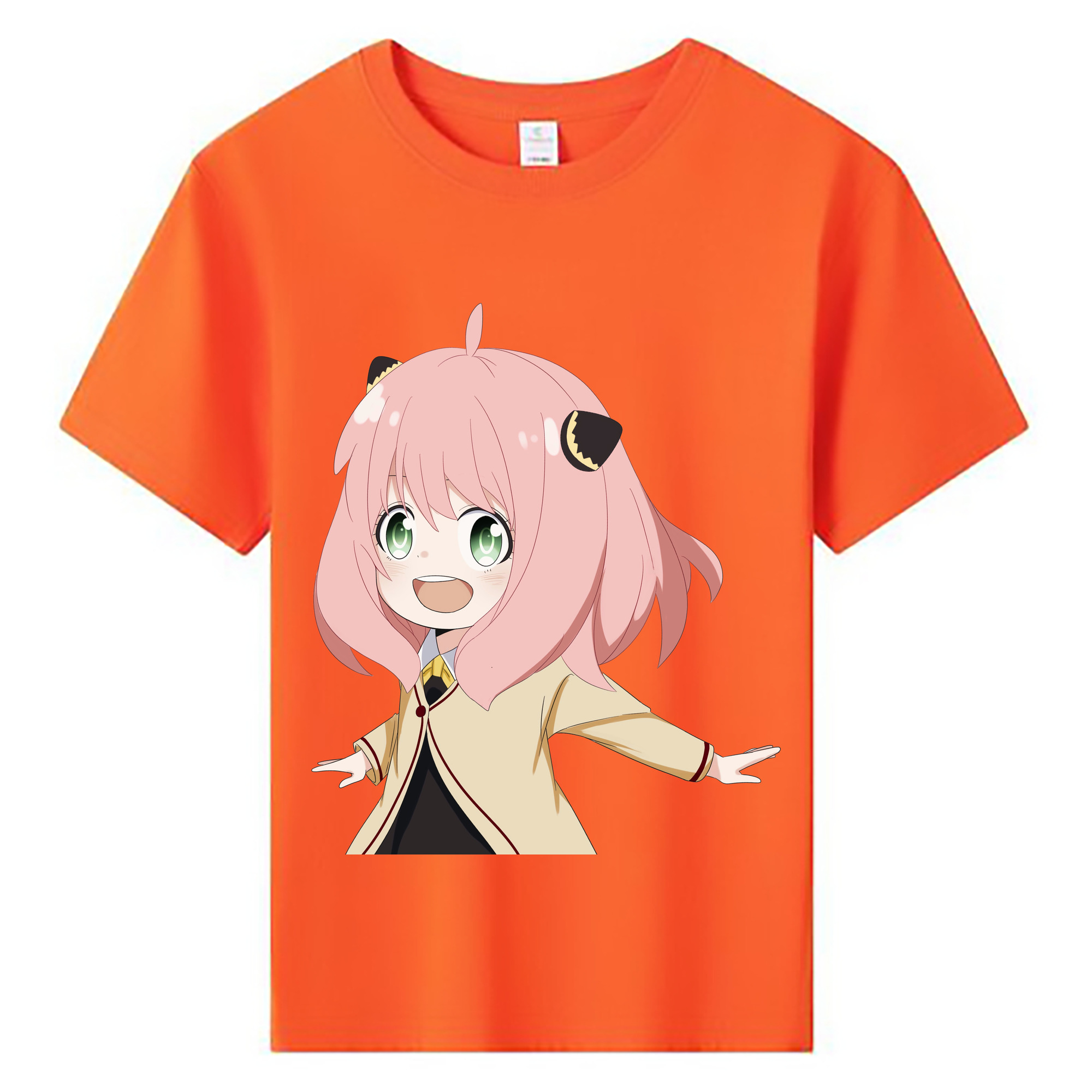 （画像用） SPY×FAMILY间谍家家酒 綿100％キッズTシャツ（フロントプリント）