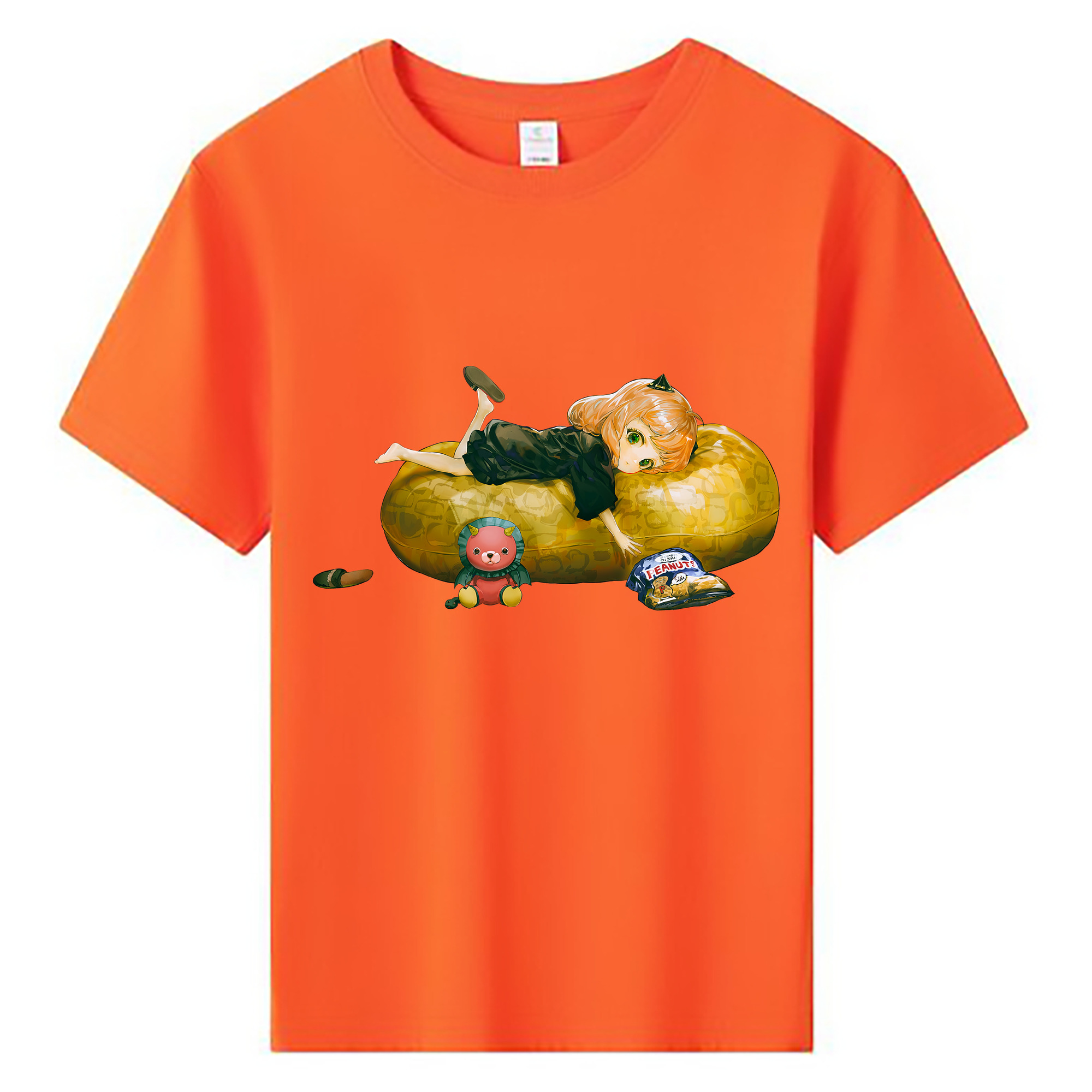 （画像用） SPY×FAMILY间谍家家酒 綿100％キッズTシャツ（フロントプリント）