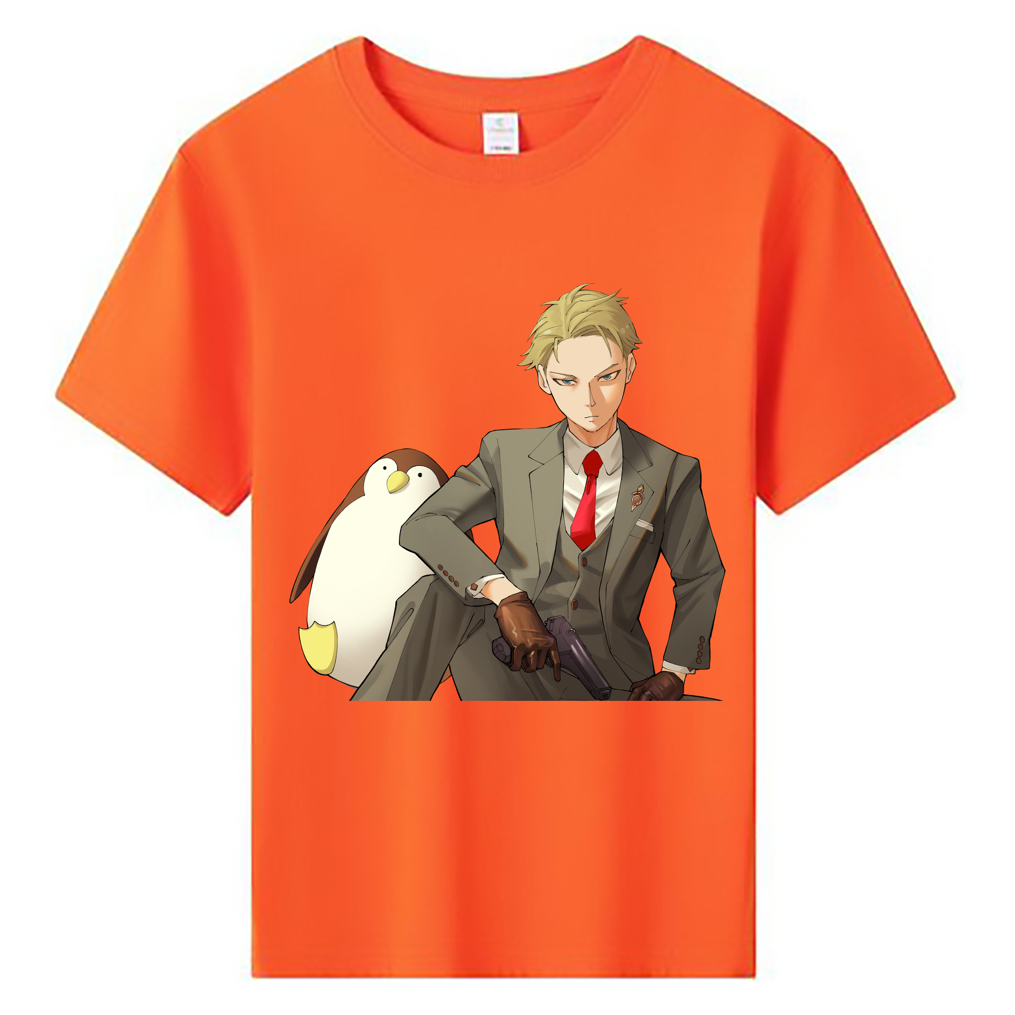 （画像用） SPY×FAMILY间谍家家酒 綿100％キッズTシャツ（フロントプリント）