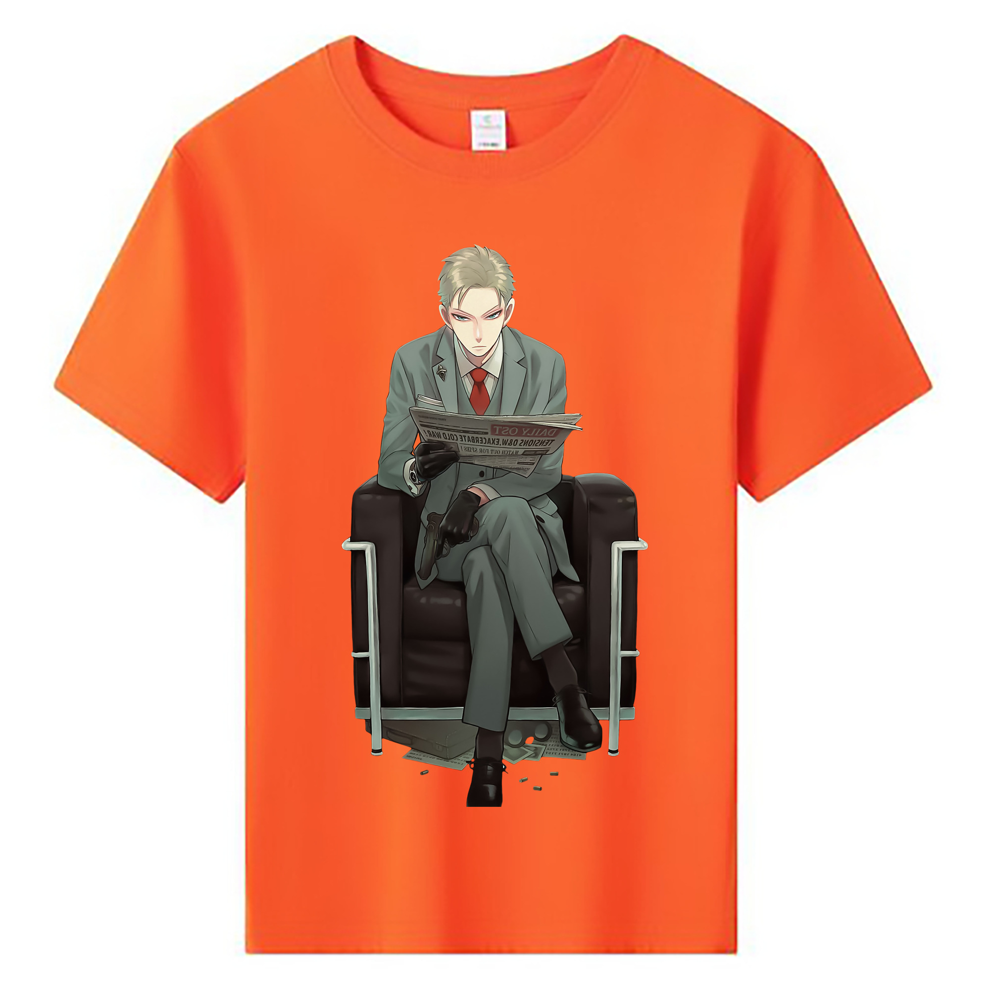 （画像用） SPY×FAMILY间谍家家酒 綿100％キッズTシャツ（フロントプリント）