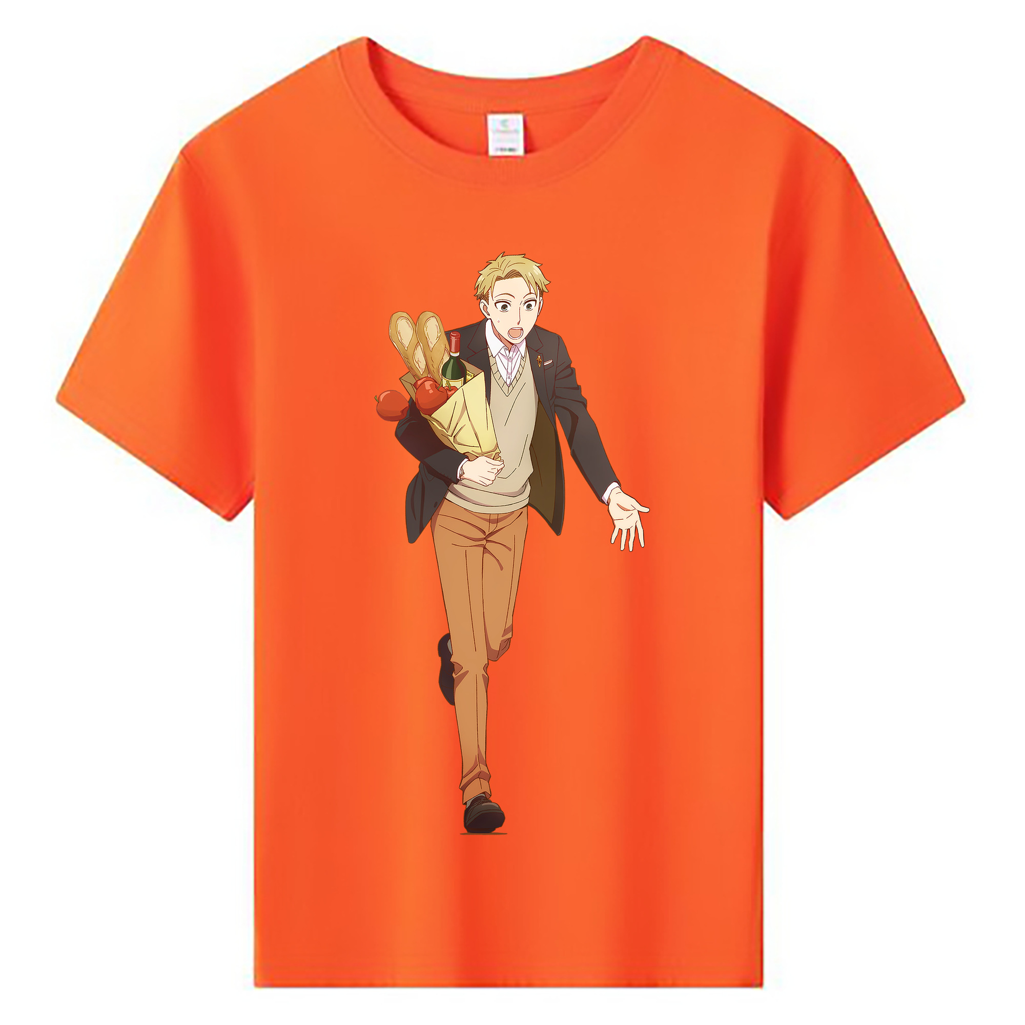 （画像用） SPY×FAMILY间谍家家酒 綿100％キッズTシャツ（フロントプリント）