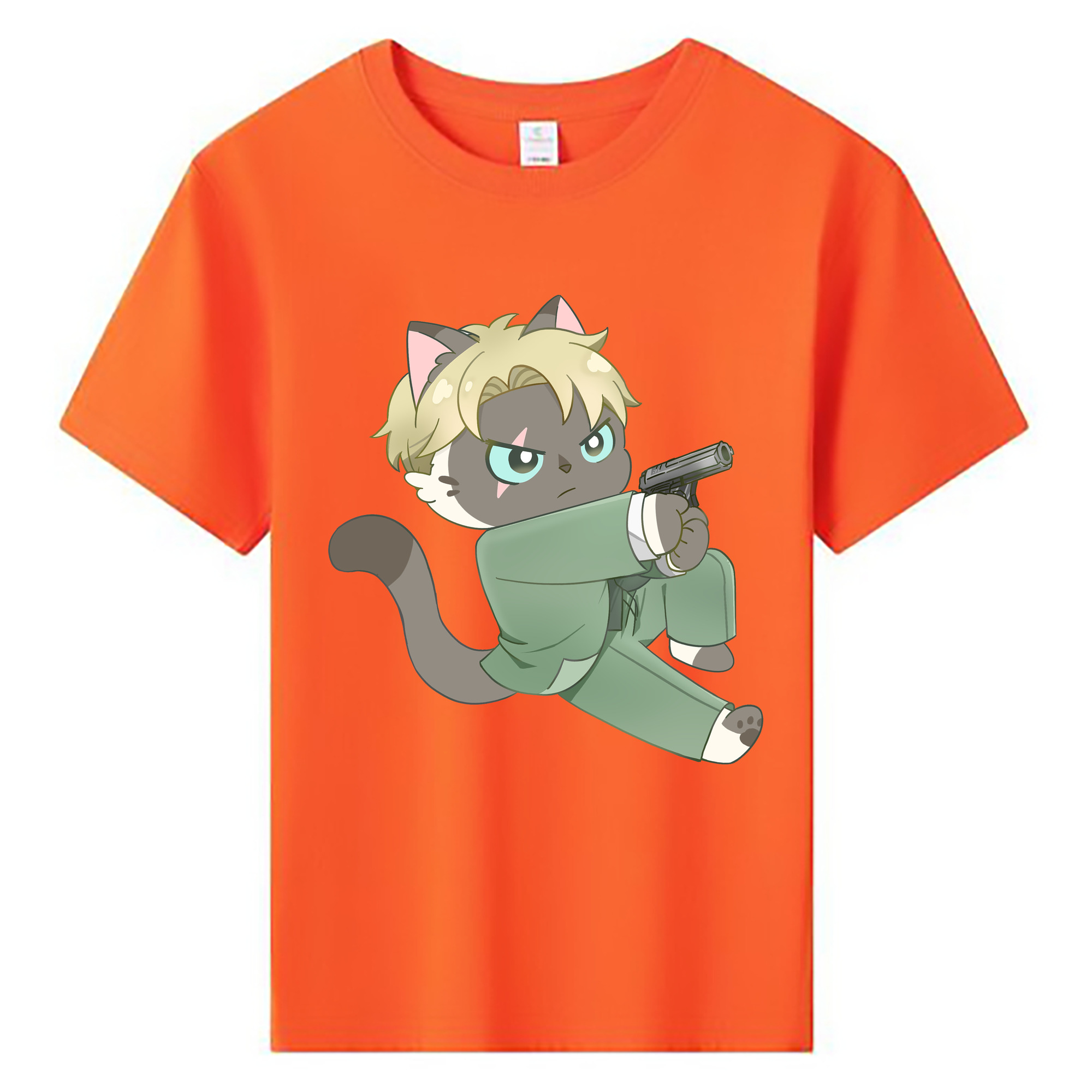 （画像用） SPY×FAMILY间谍家家酒 綿100％キッズTシャツ（フロントプリント）