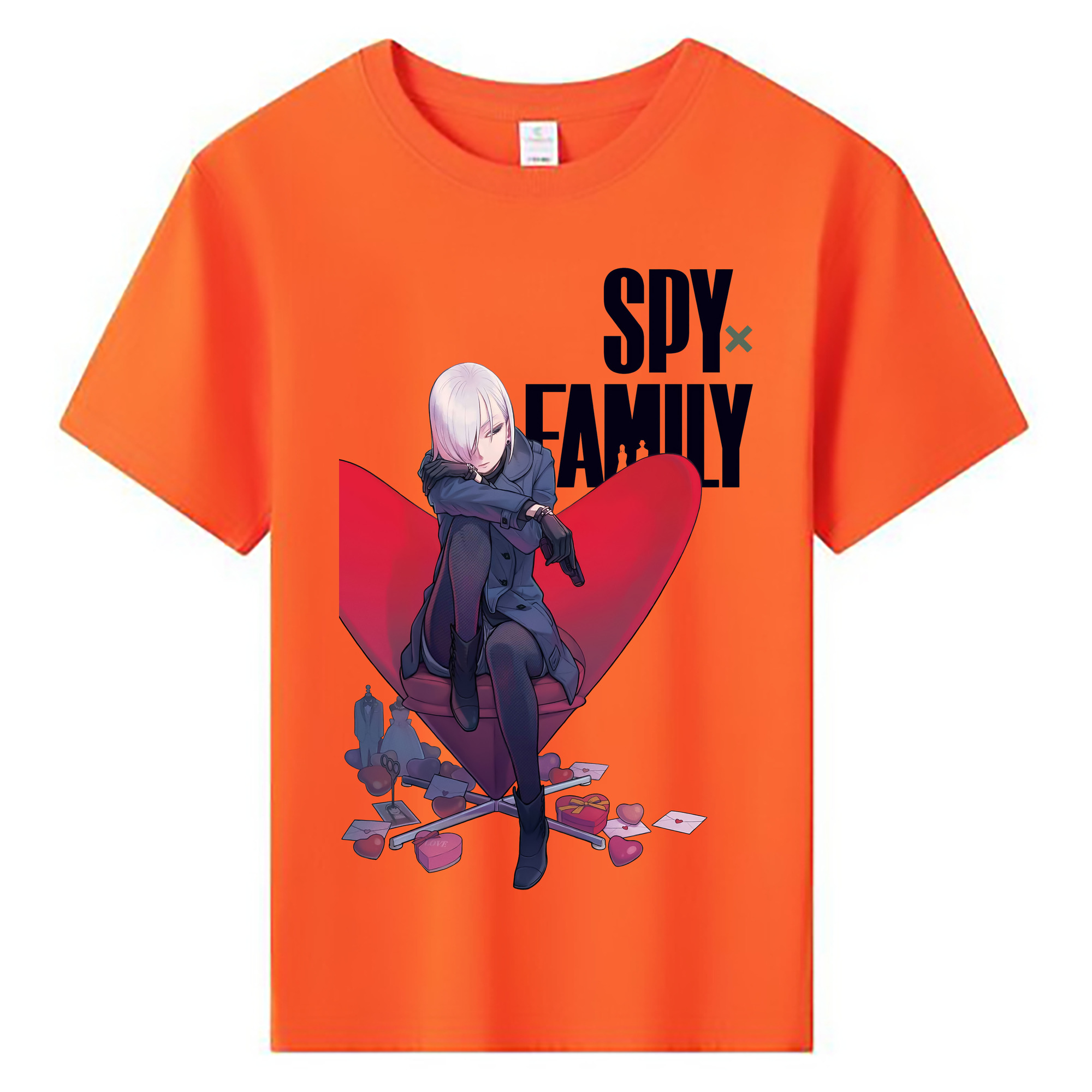 （画像用） SPY×FAMILY间谍家家酒 綿100％キッズTシャツ（フロントプリント）