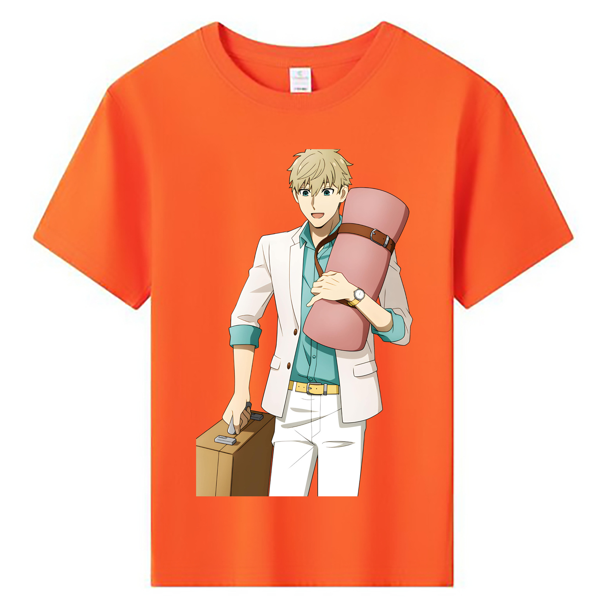 （画像用） SPY×FAMILY间谍家家酒 綿100％キッズTシャツ（フロントプリント）