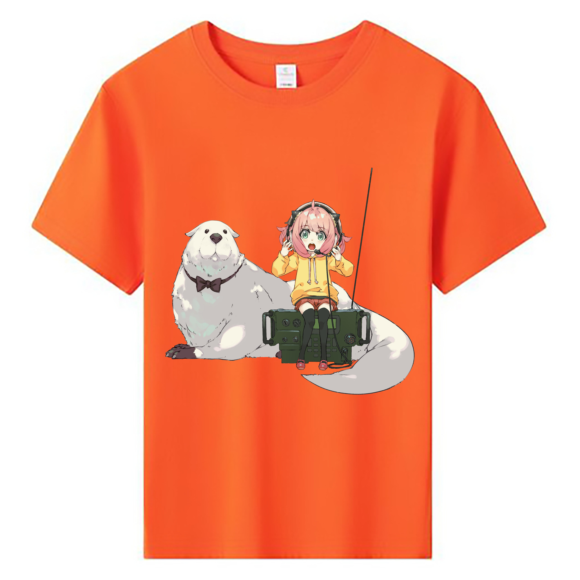 （画像用） SPY×FAMILY间谍家家酒 綿100％キッズTシャツ（フロントプリント）
