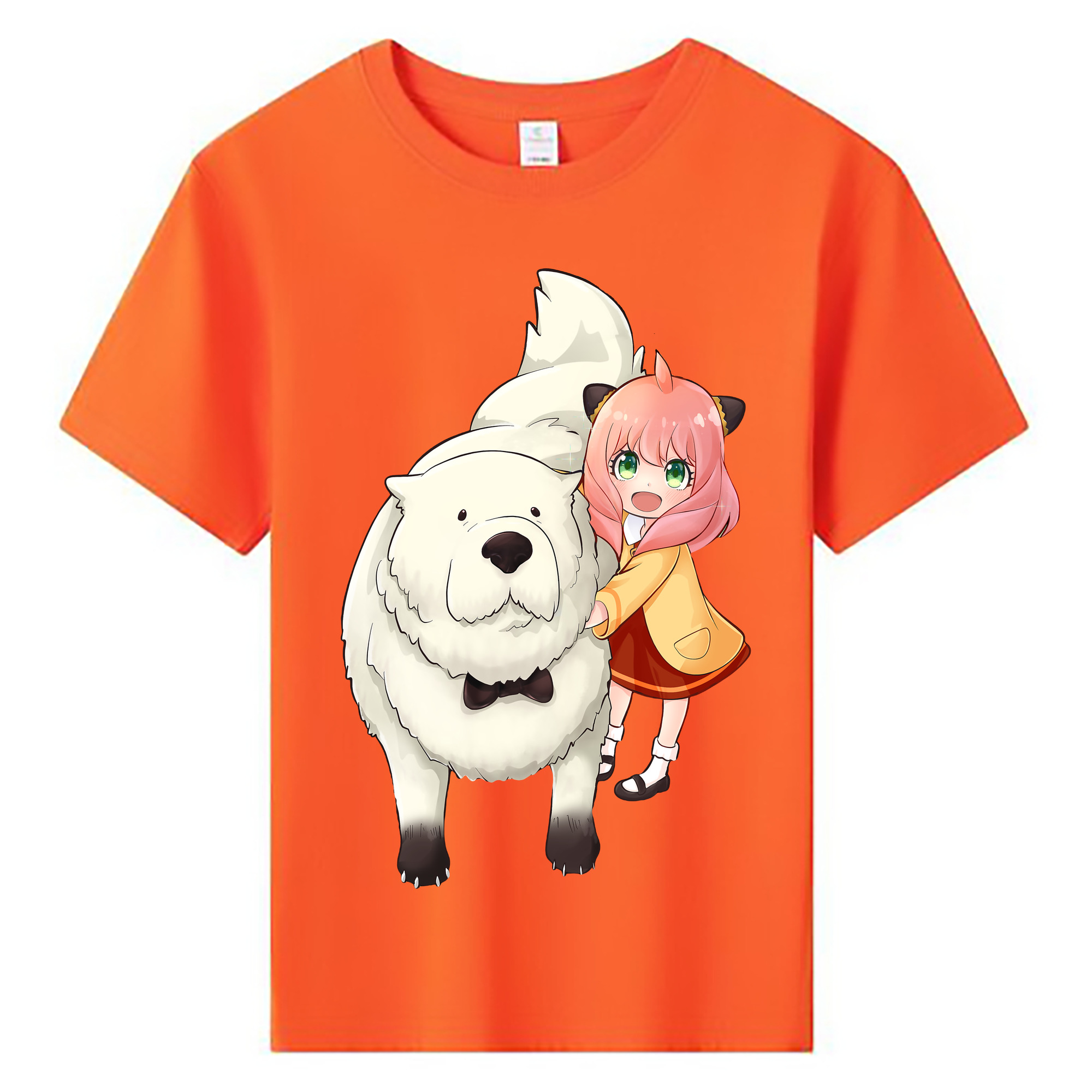 （画像用） SPY×FAMILY间谍家家酒 綿100％キッズTシャツ（フロントプリント）