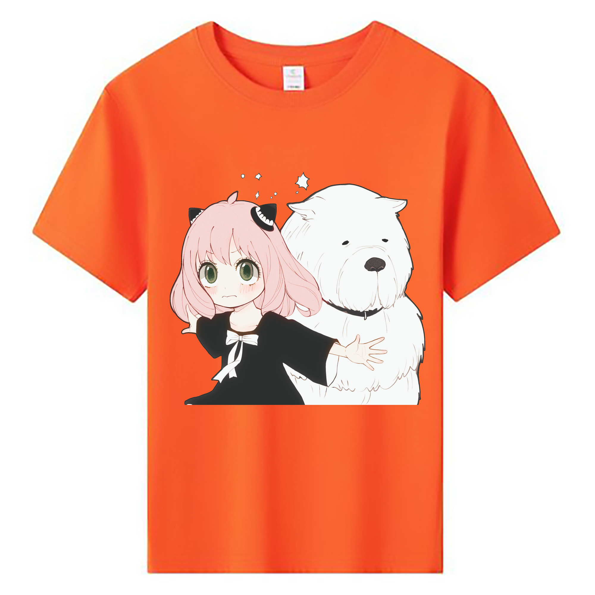 （画像用） SPY×FAMILY间谍家家酒 綿100％キッズTシャツ（フロントプリント）