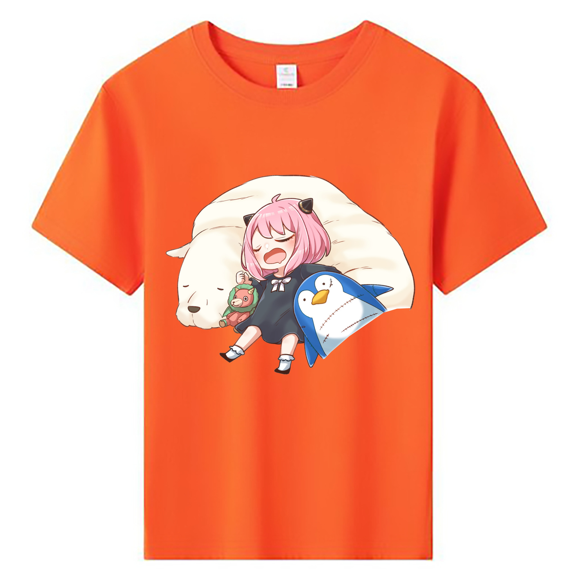 （画像用） SPY×FAMILY间谍家家酒 綿100％キッズTシャツ（フロントプリント）