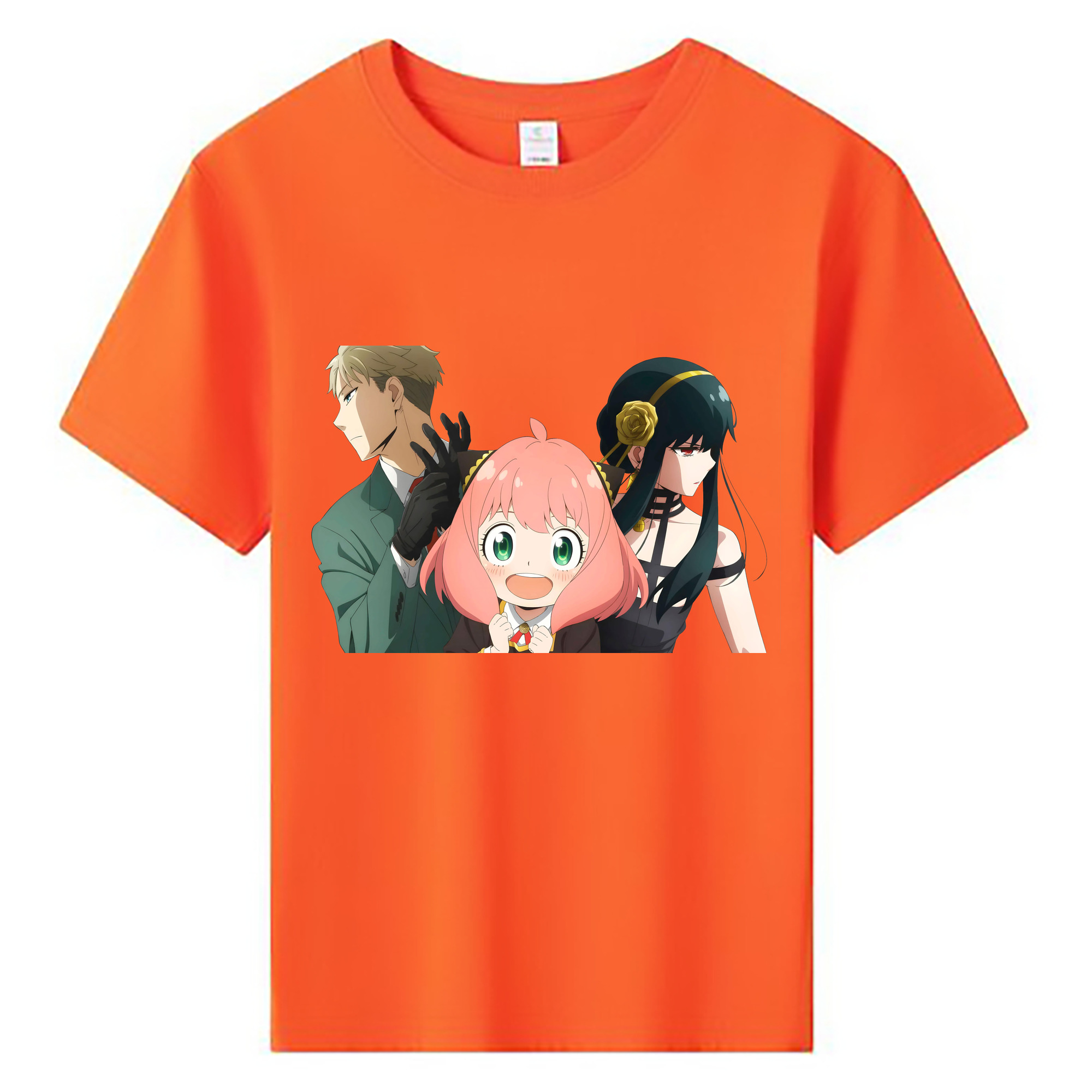 （画像用） SPY×FAMILY间谍家家酒 綿100％キッズTシャツ（フロントプリント）
