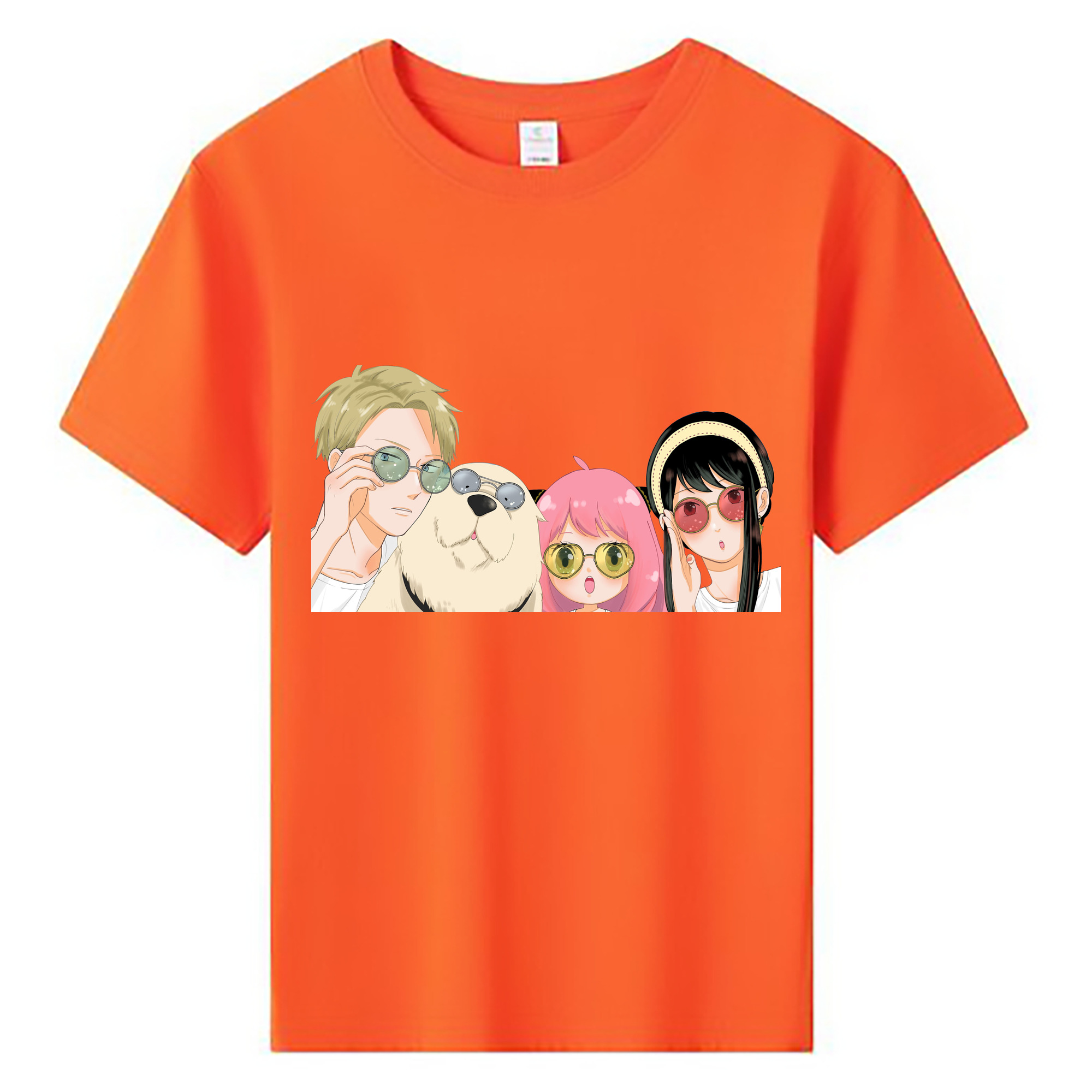 （画像用） SPY×FAMILY间谍家家酒 綿100％キッズTシャツ（フロントプリント）