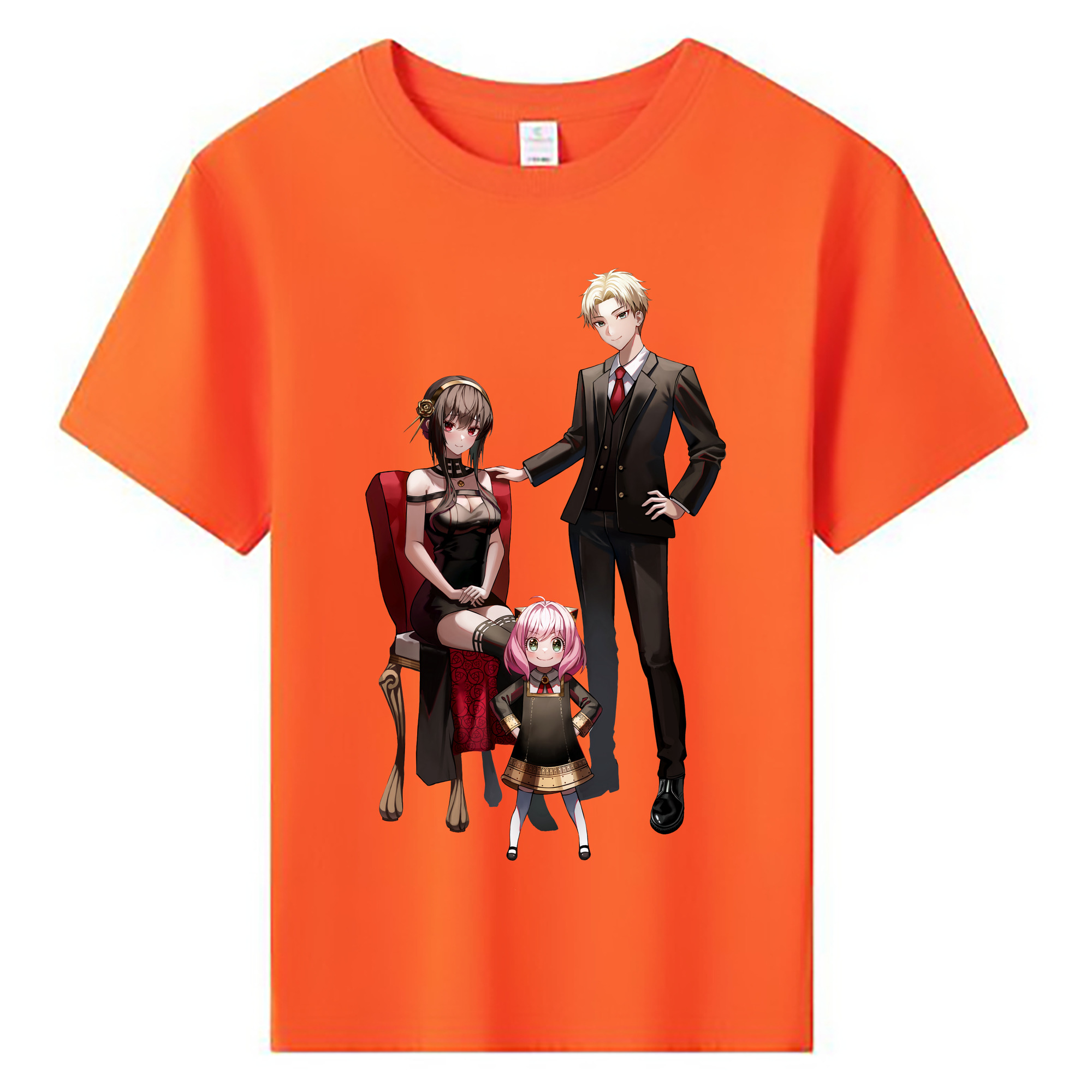 （画像用） SPY×FAMILY间谍家家酒 綿100％キッズTシャツ（フロントプリント）
