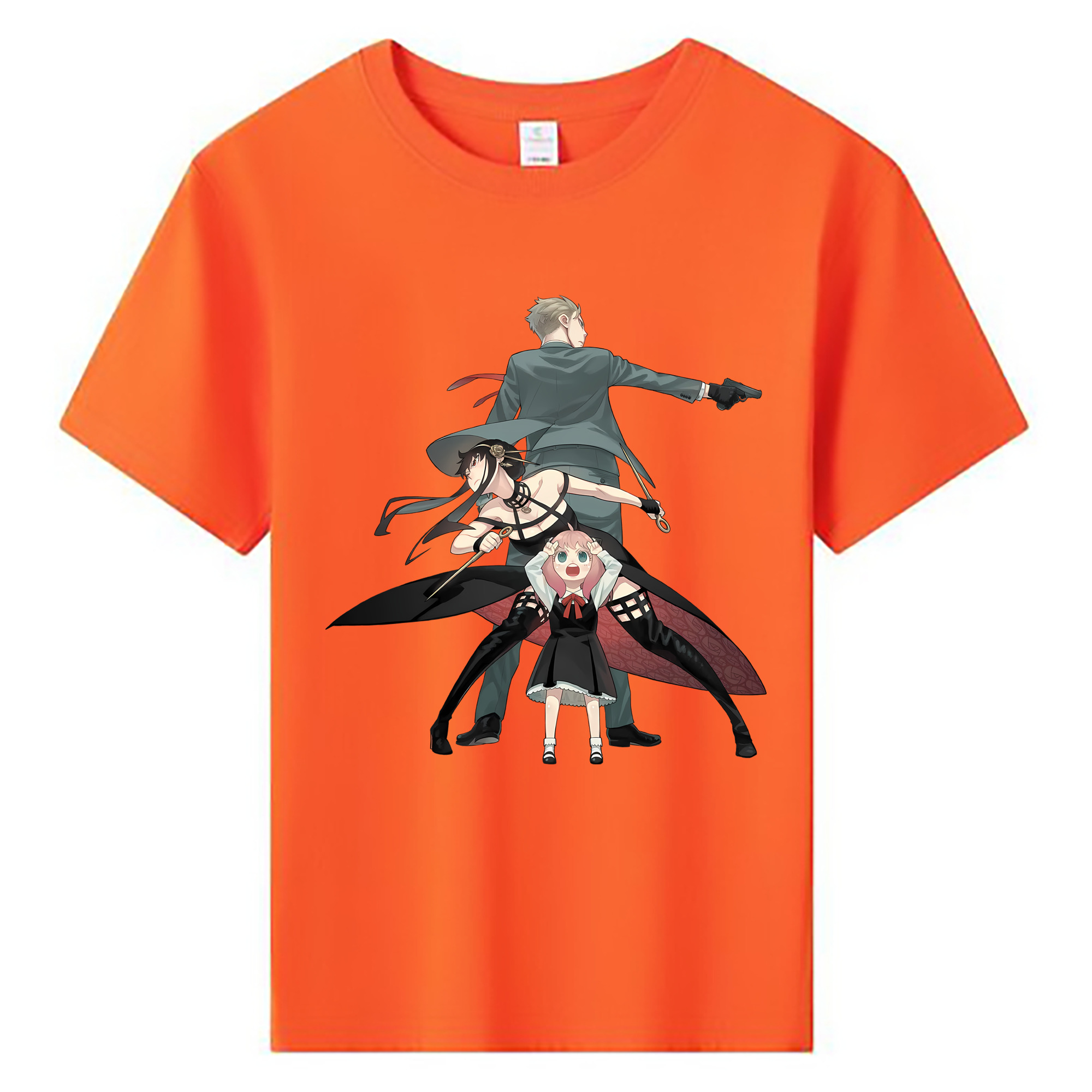 （画像用） SPY×FAMILY间谍家家酒 綿100％キッズTシャツ（フロントプリント）