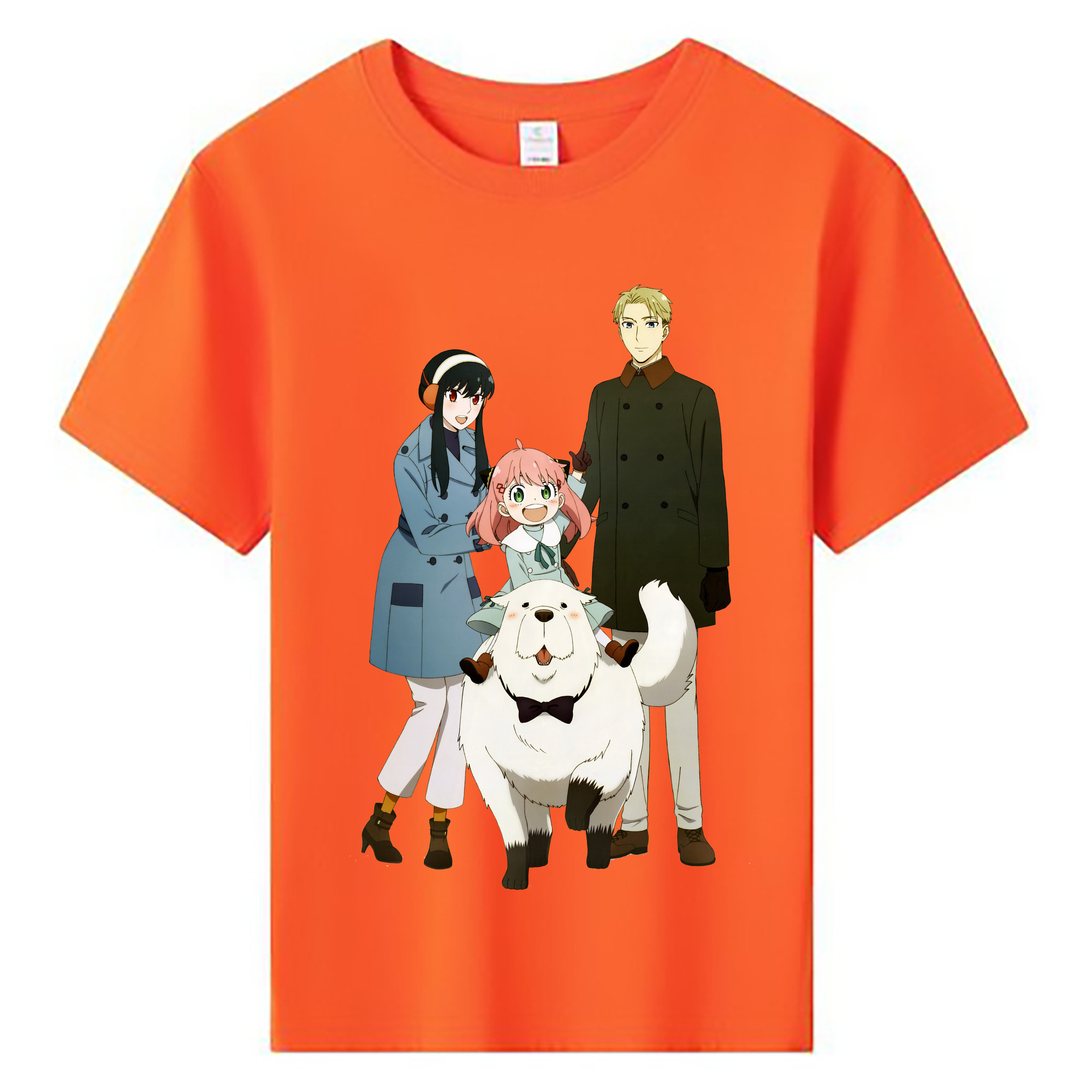 （画像用） SPY×FAMILY间谍家家酒 綿100％キッズTシャツ（フロントプリント）