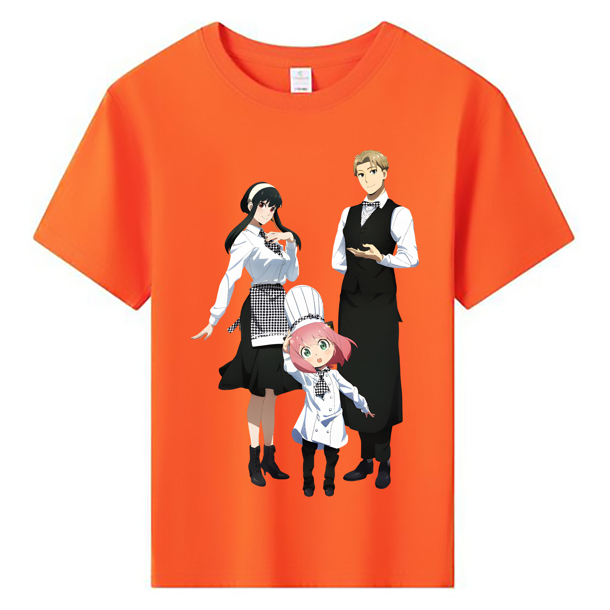 （画像用） SPY×FAMILY间谍家家酒 綿100％キッズTシャツ（フロントプリント）