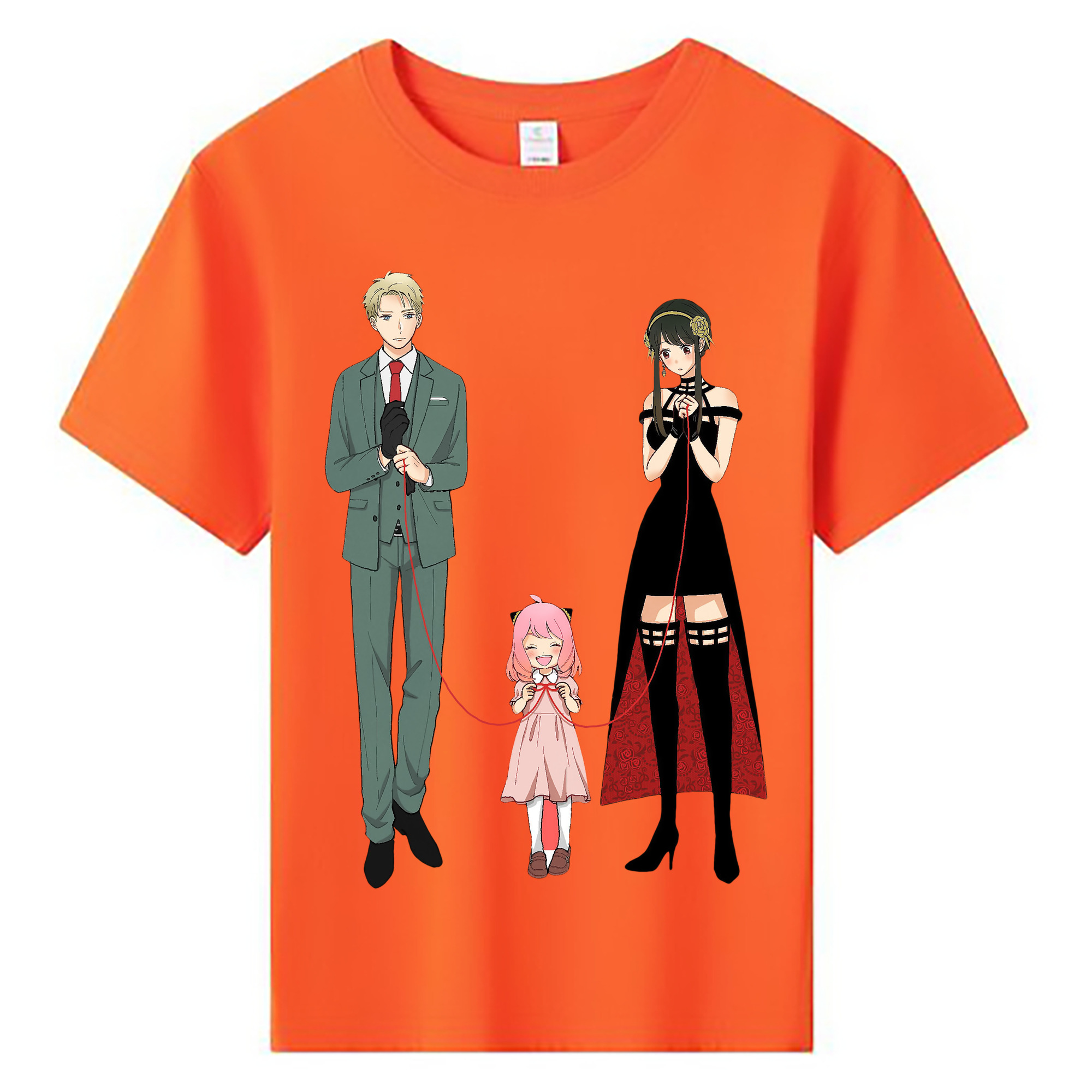 （画像用） SPY×FAMILY间谍家家酒 綿100％キッズTシャツ（フロントプリント）