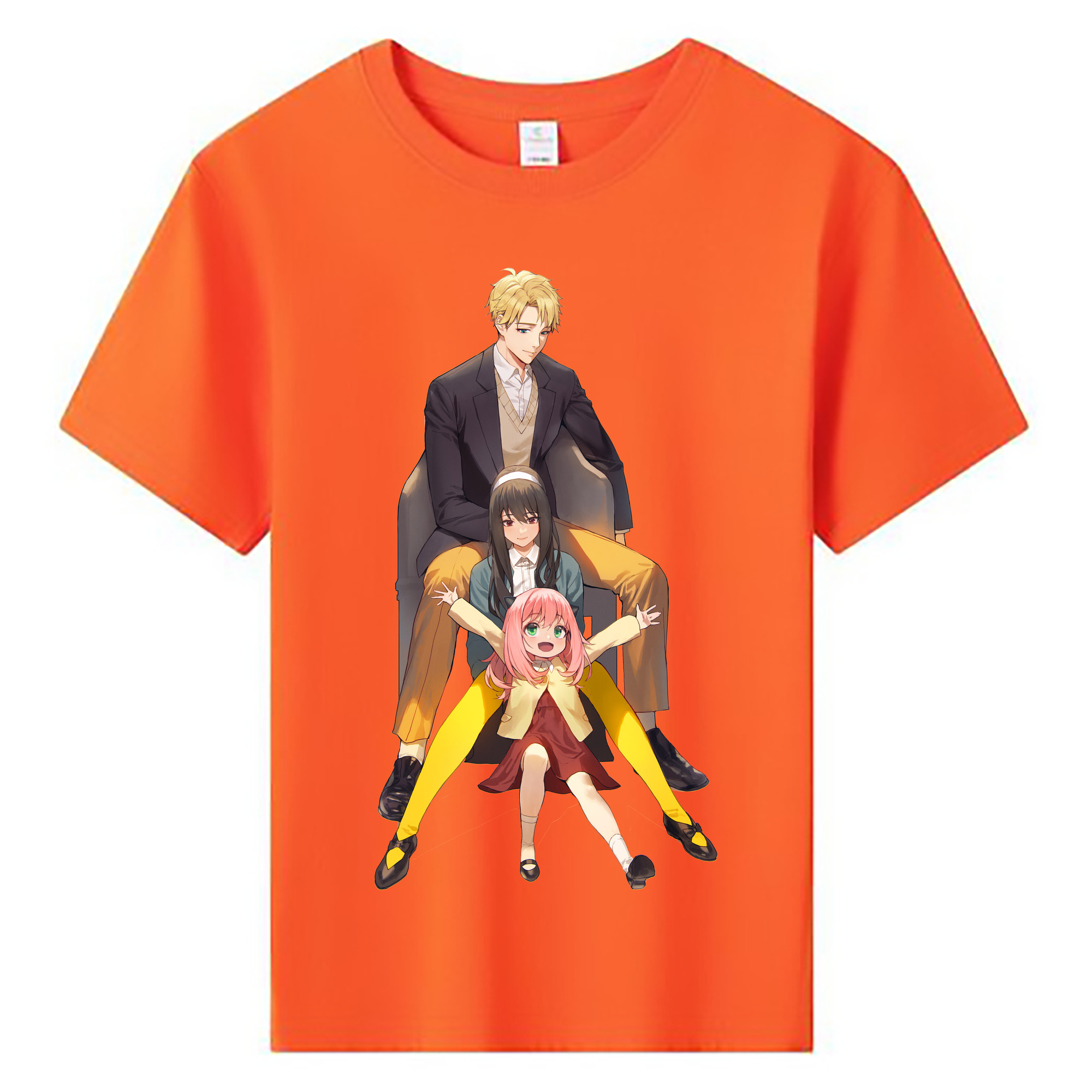 （画像用） SPY×FAMILY间谍家家酒 綿100％キッズTシャツ（フロントプリント）