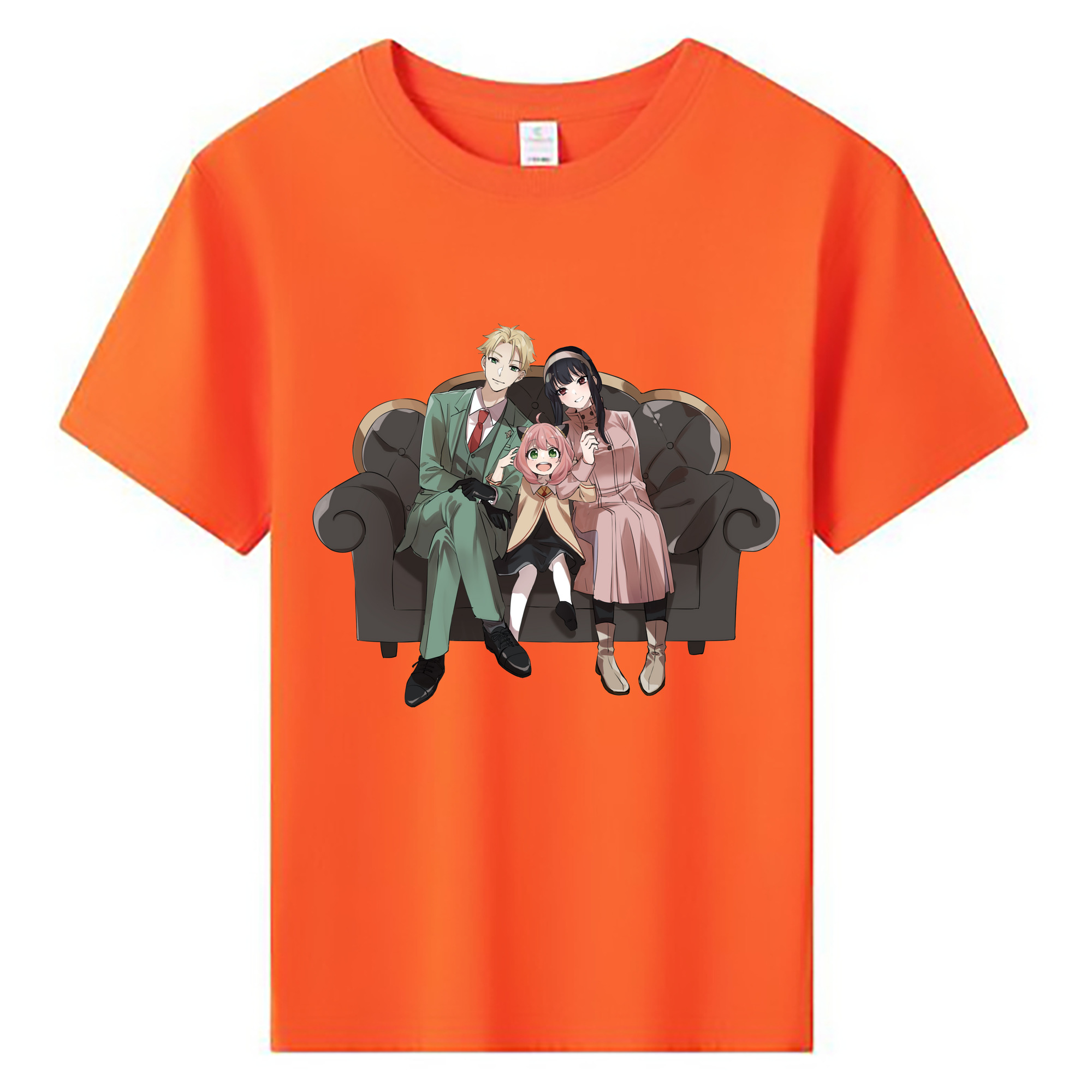 （画像用） SPY×FAMILY间谍家家酒 綿100％キッズTシャツ（フロントプリント）
