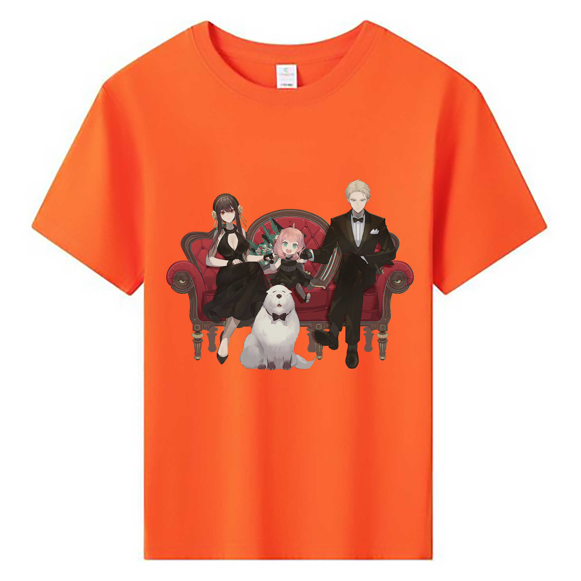 （画像用） SPY×FAMILY间谍家家酒 綿100％キッズTシャツ（フロントプリント）
