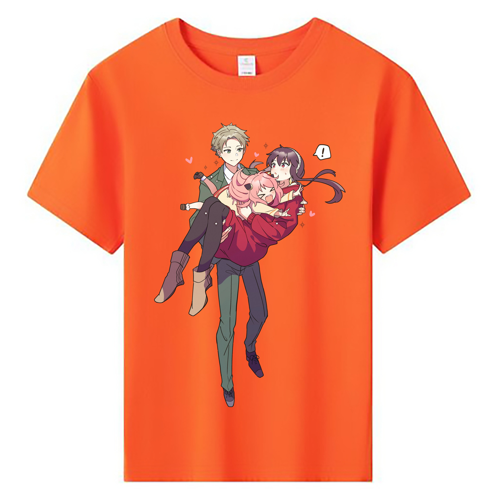 （画像用） SPY×FAMILY间谍家家酒 綿100％キッズTシャツ（フロントプリント）