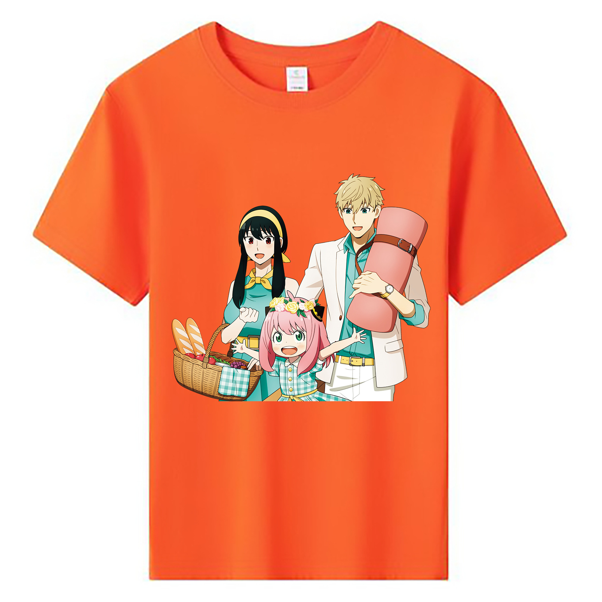 （画像用） SPY×FAMILY间谍家家酒 綿100％キッズTシャツ（フロントプリント）