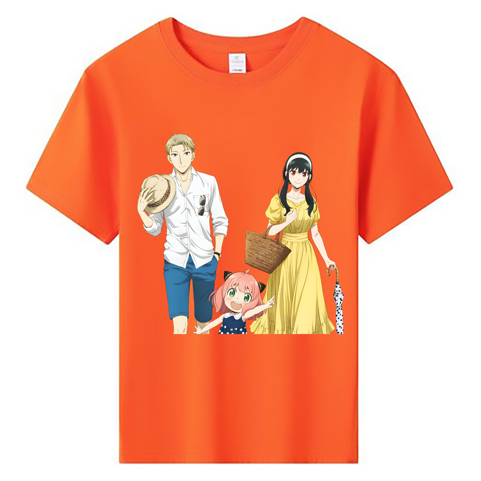 （画像用） SPY×FAMILY间谍家家酒 綿100％キッズTシャツ（フロントプリント）
