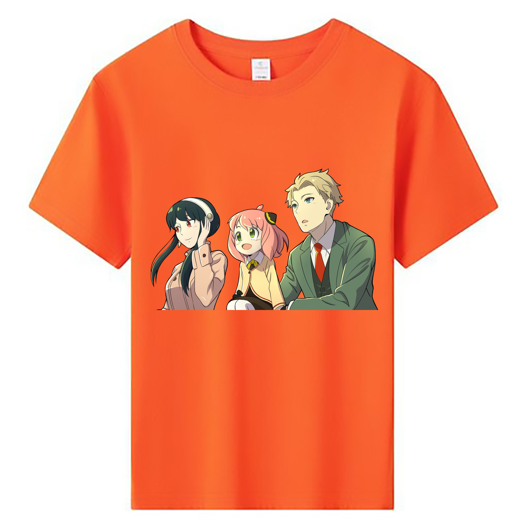 （画像用） SPY×FAMILY间谍家家酒 綿100％キッズTシャツ（フロントプリント）