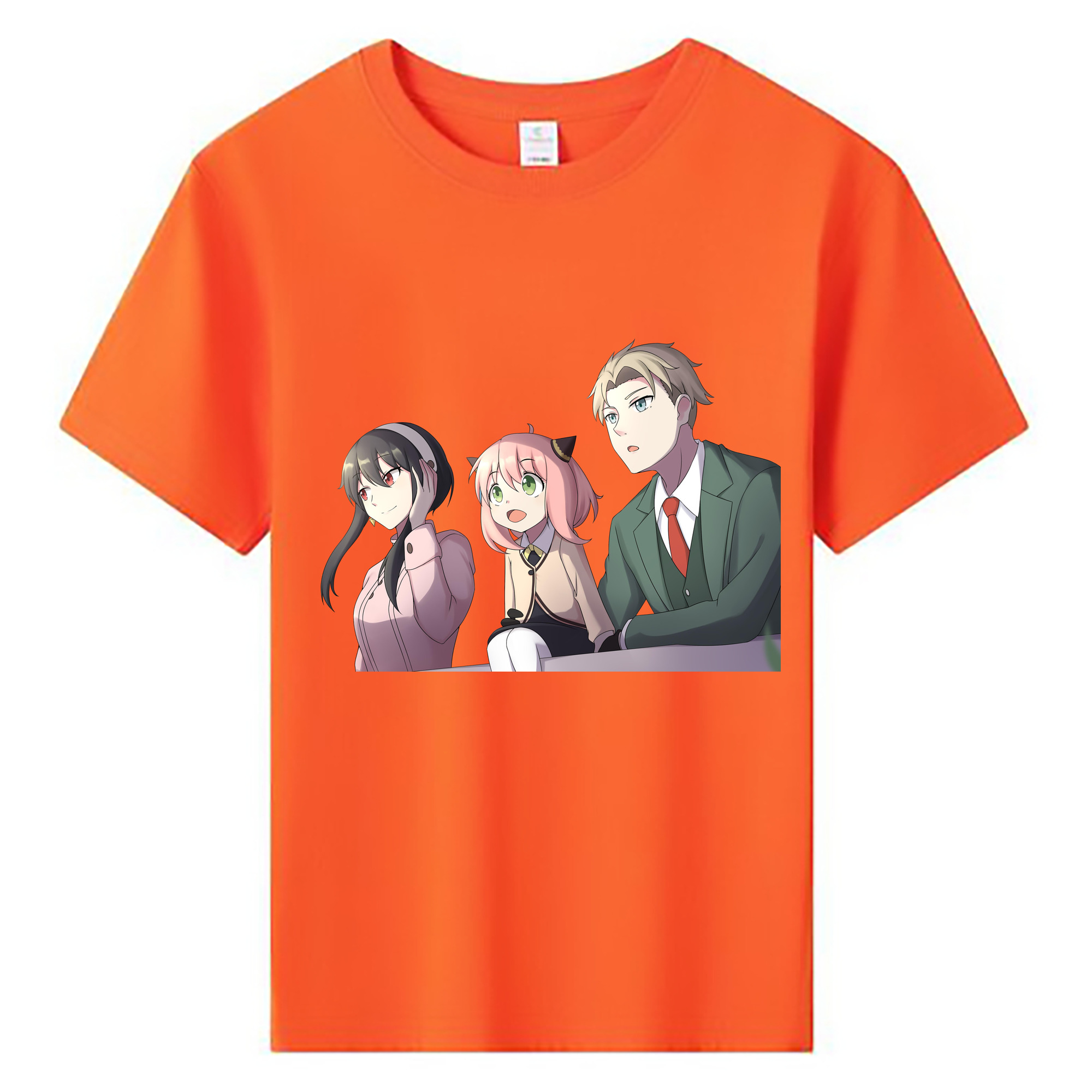 （画像用） SPY×FAMILY间谍家家酒 綿100％キッズTシャツ（フロントプリント）