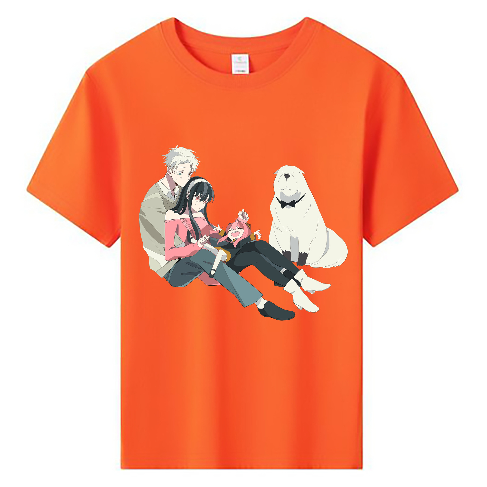 （画像用） SPY×FAMILY间谍家家酒 綿100％キッズTシャツ（フロントプリント）