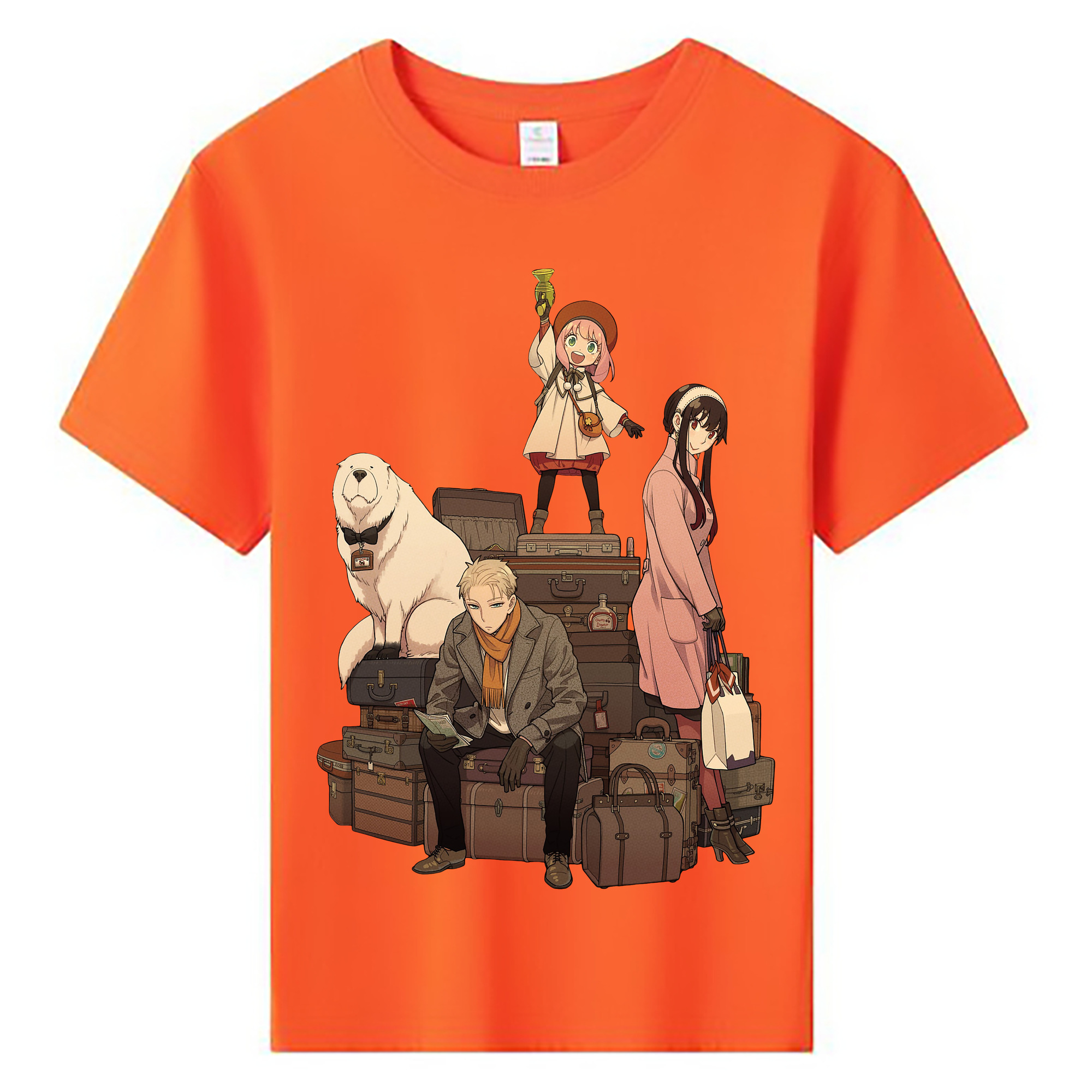 （画像用） SPY×FAMILY间谍家家酒 綿100％キッズTシャツ（フロントプリント）