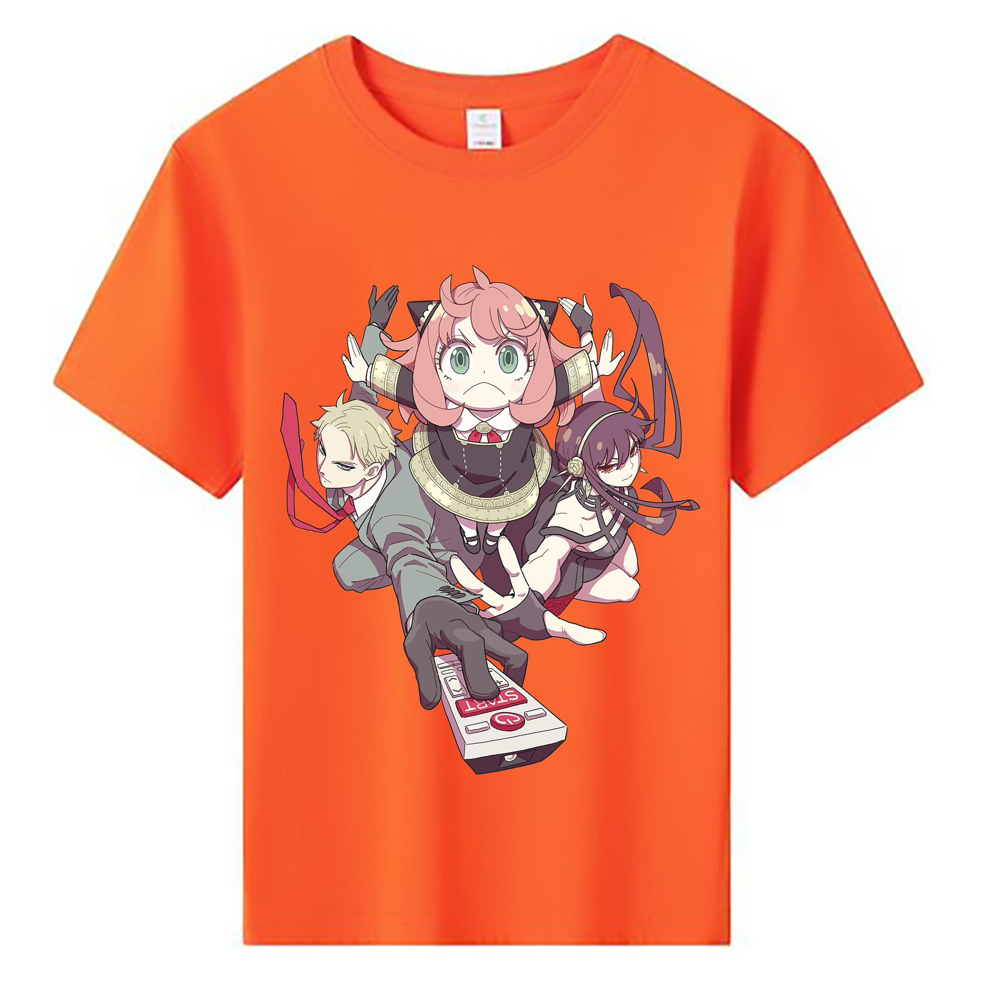 （画像用） SPY×FAMILY间谍家家酒 綿100％キッズTシャツ（フロントプリント）
