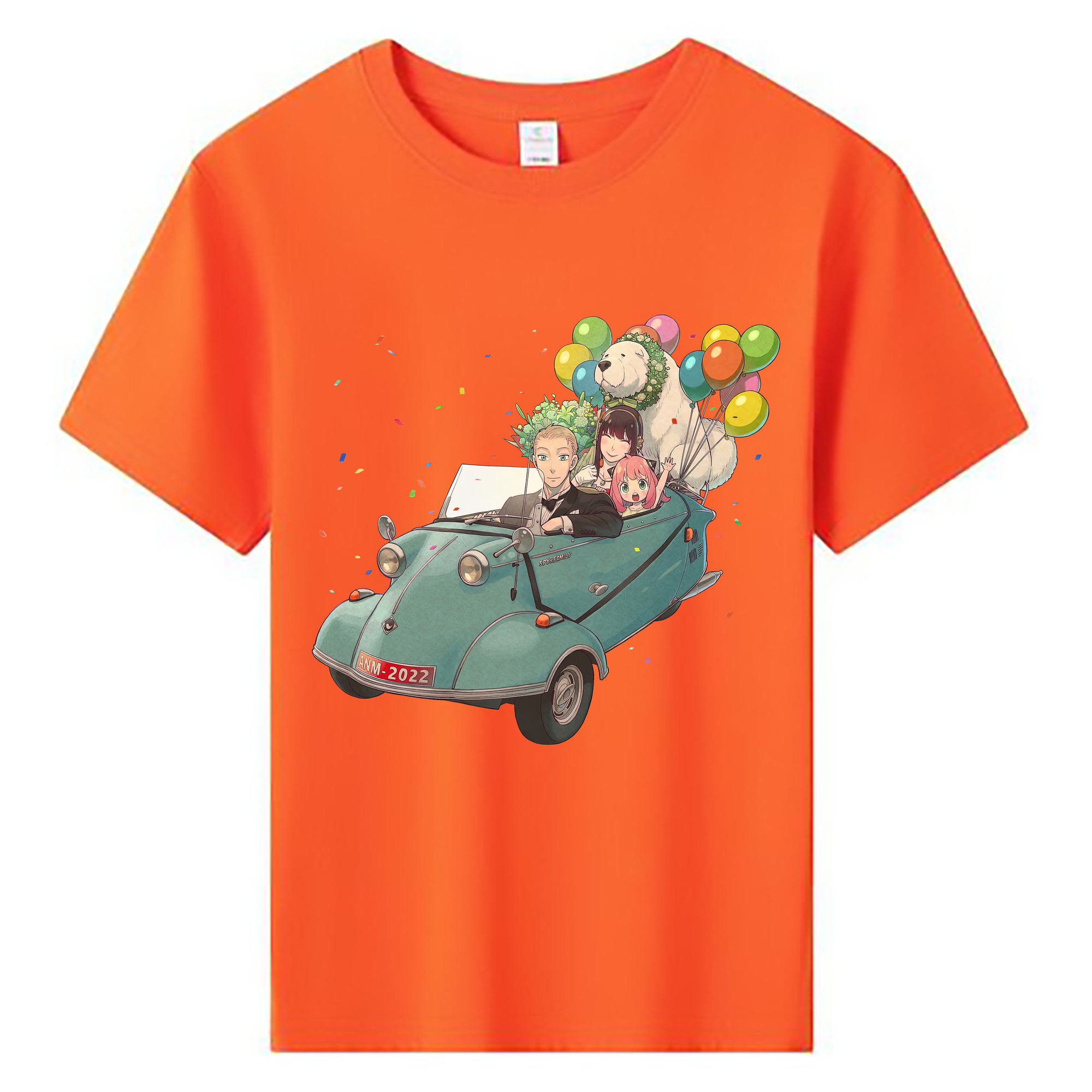 （画像用） SPY×FAMILY间谍家家酒 綿100％キッズTシャツ（フロントプリント）