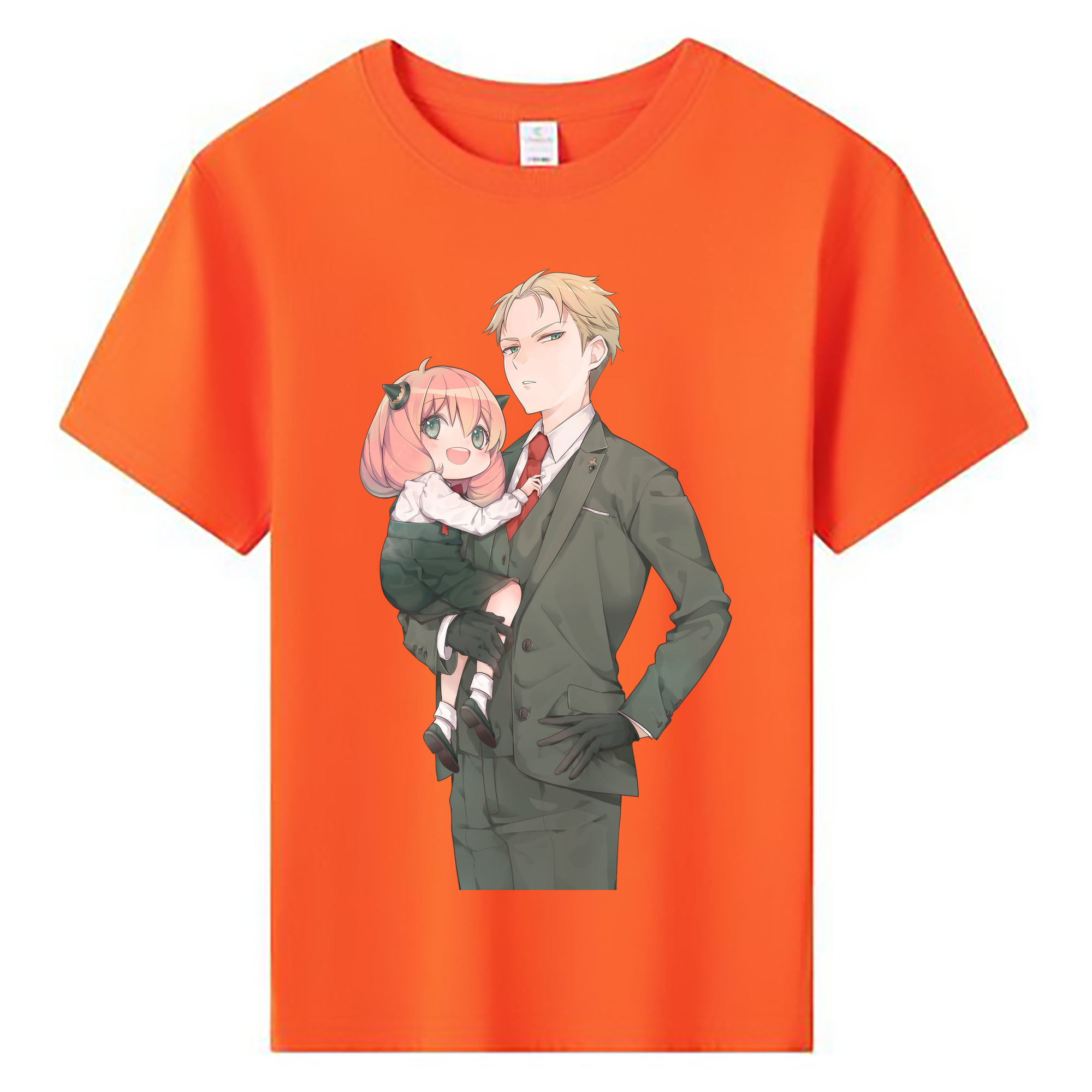 （画像用） SPY×FAMILY间谍家家酒 綿100％キッズTシャツ（フロントプリント）