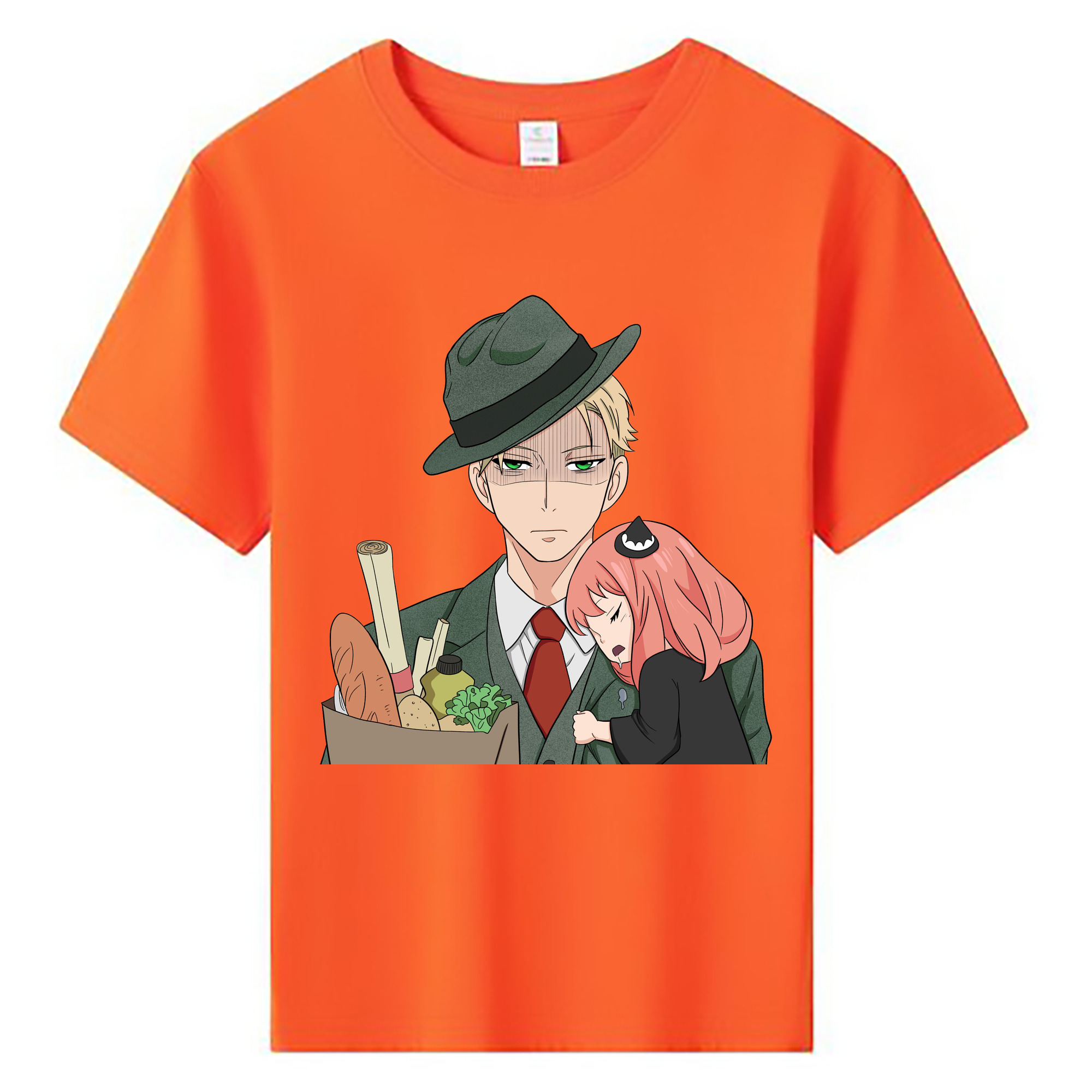 （画像用） SPY×FAMILY间谍家家酒 綿100％キッズTシャツ（フロントプリント）