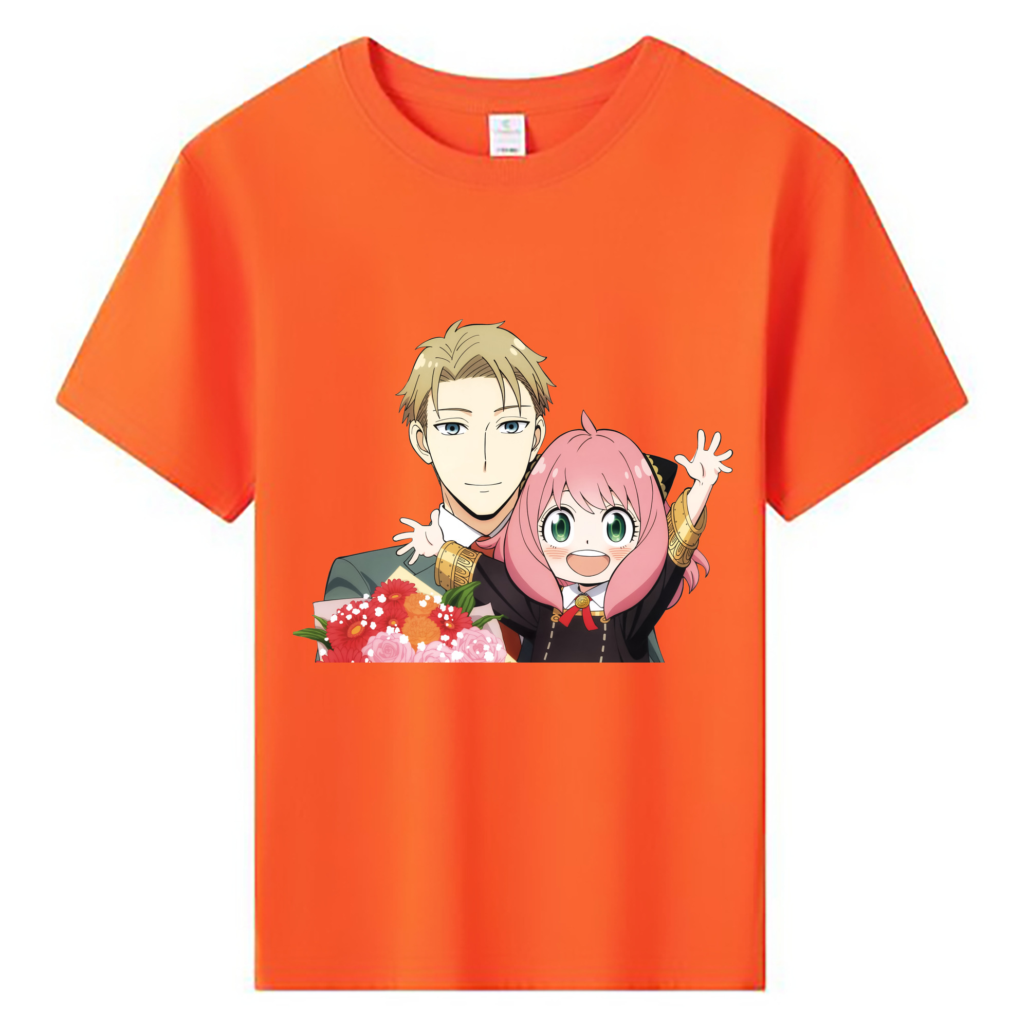 （画像用） SPY×FAMILY间谍家家酒 綿100％キッズTシャツ（フロントプリント）