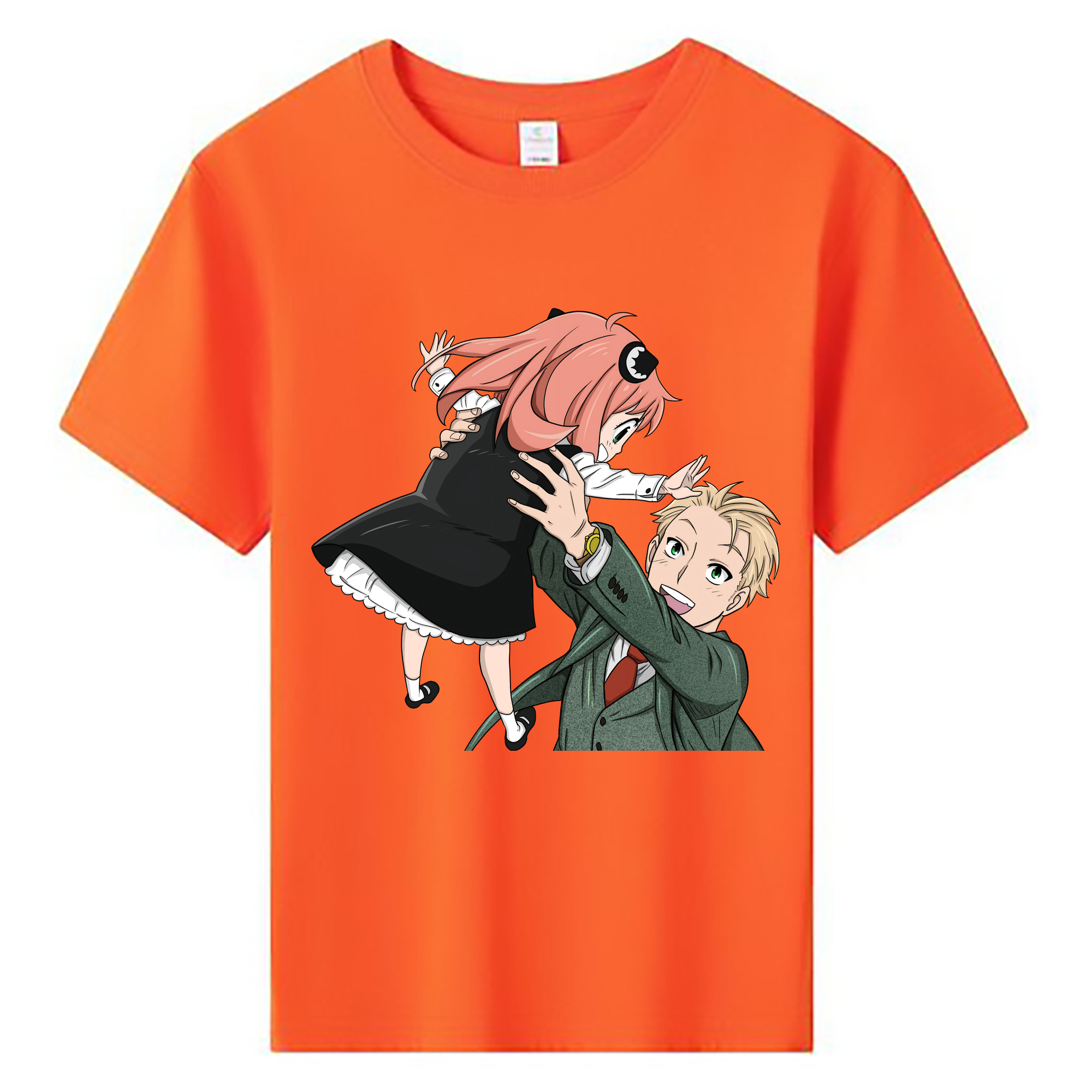 （画像用） SPY×FAMILY间谍家家酒 綿100％キッズTシャツ（フロントプリント）