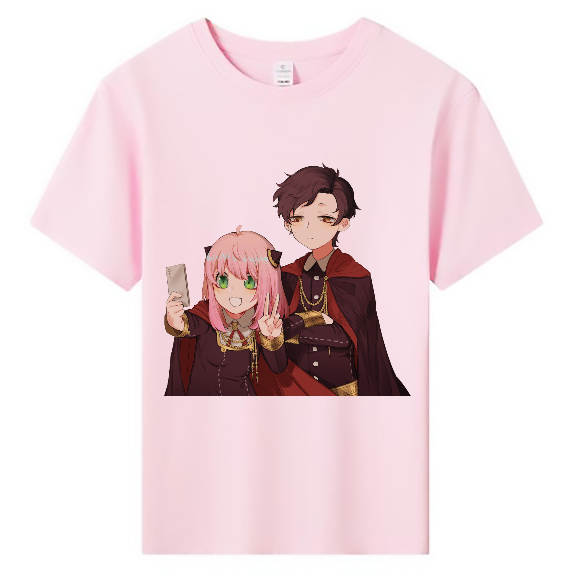（画像用） SPY×FAMILY间谍家家酒 綿100％キッズTシャツ（フロントプリント）