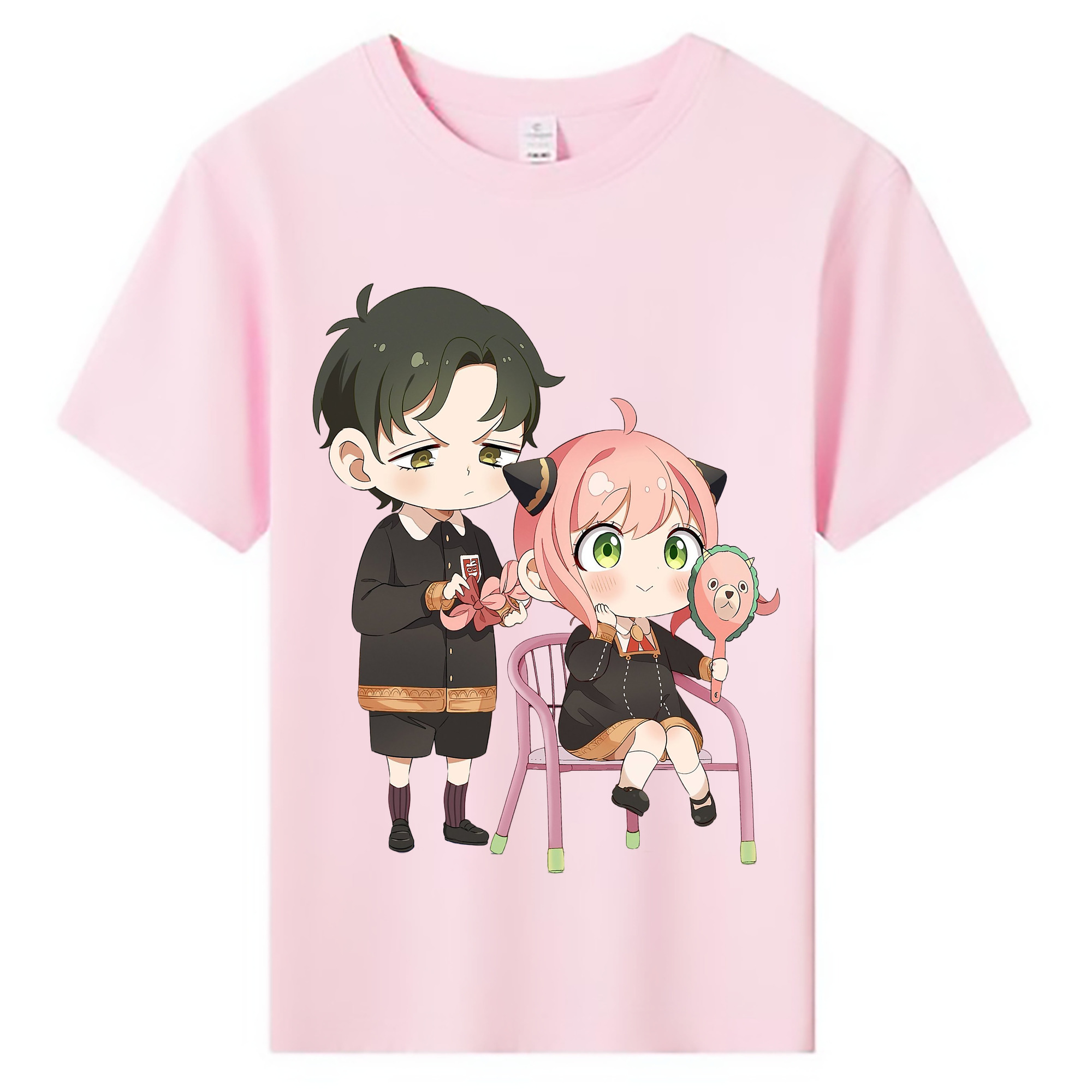 （画像用） SPY×FAMILY间谍家家酒 綿100％キッズTシャツ（フロントプリント）
