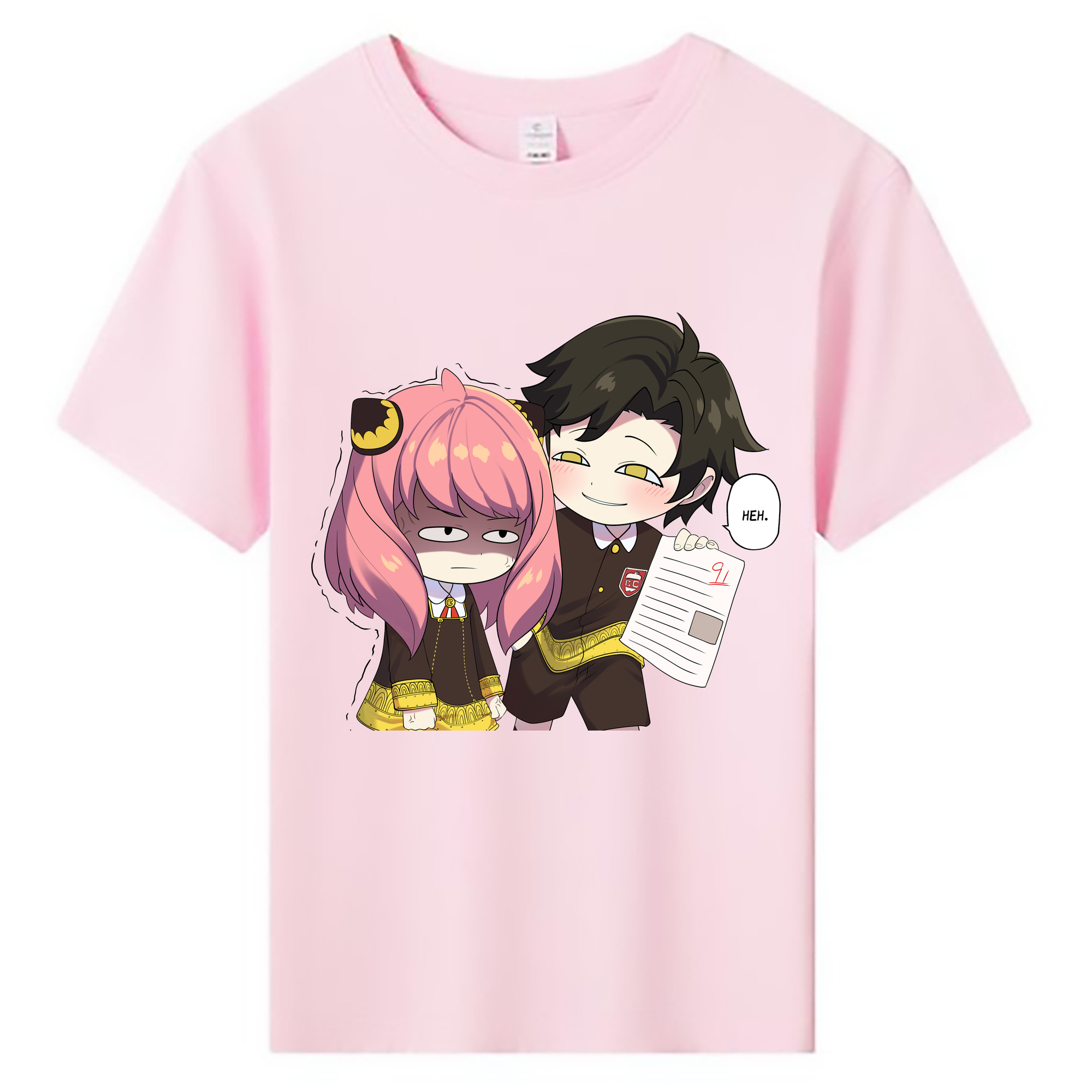 （画像用） SPY×FAMILY间谍家家酒 綿100％キッズTシャツ（フロントプリント）
