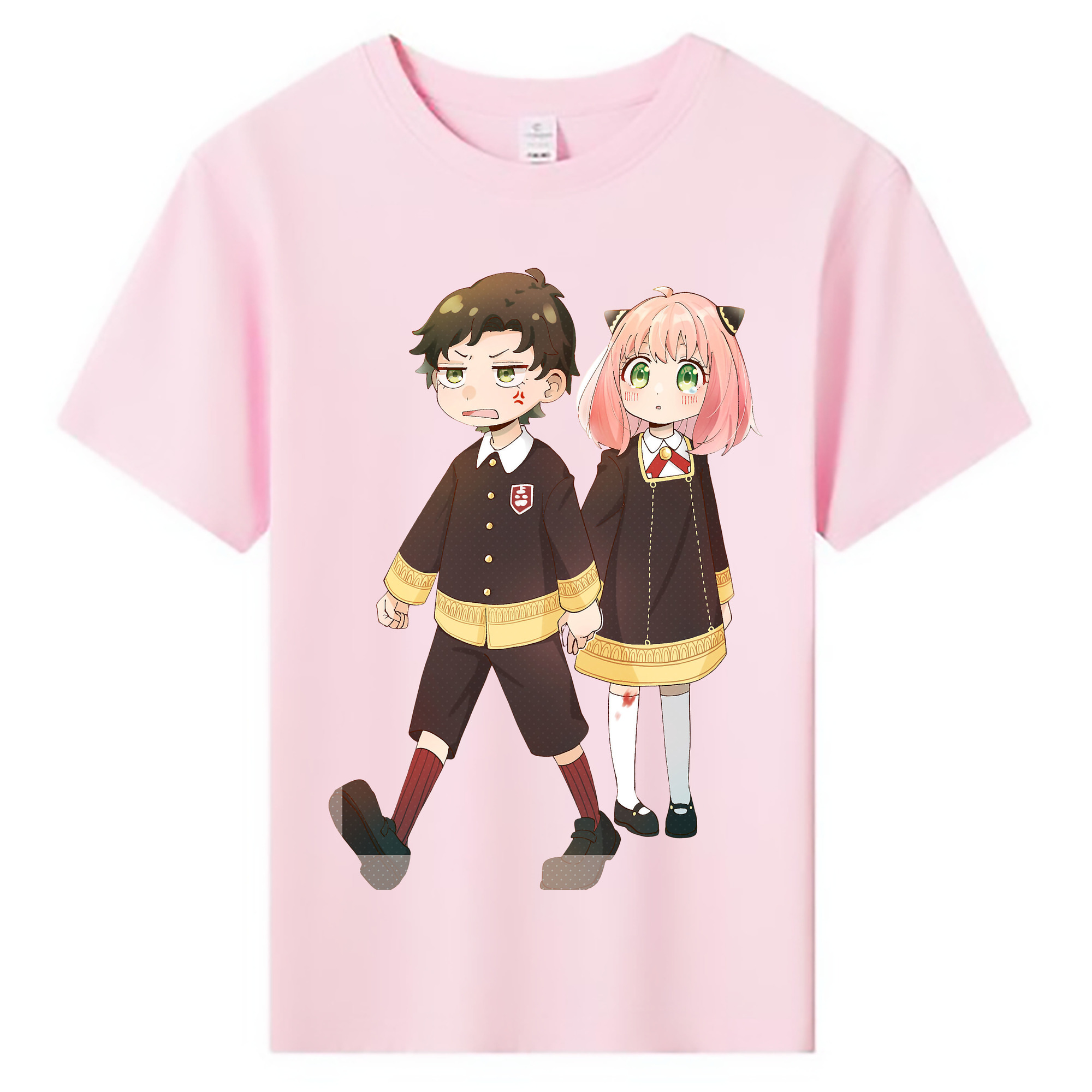 （画像用） SPY×FAMILY间谍家家酒 綿100％キッズTシャツ（フロントプリント）
