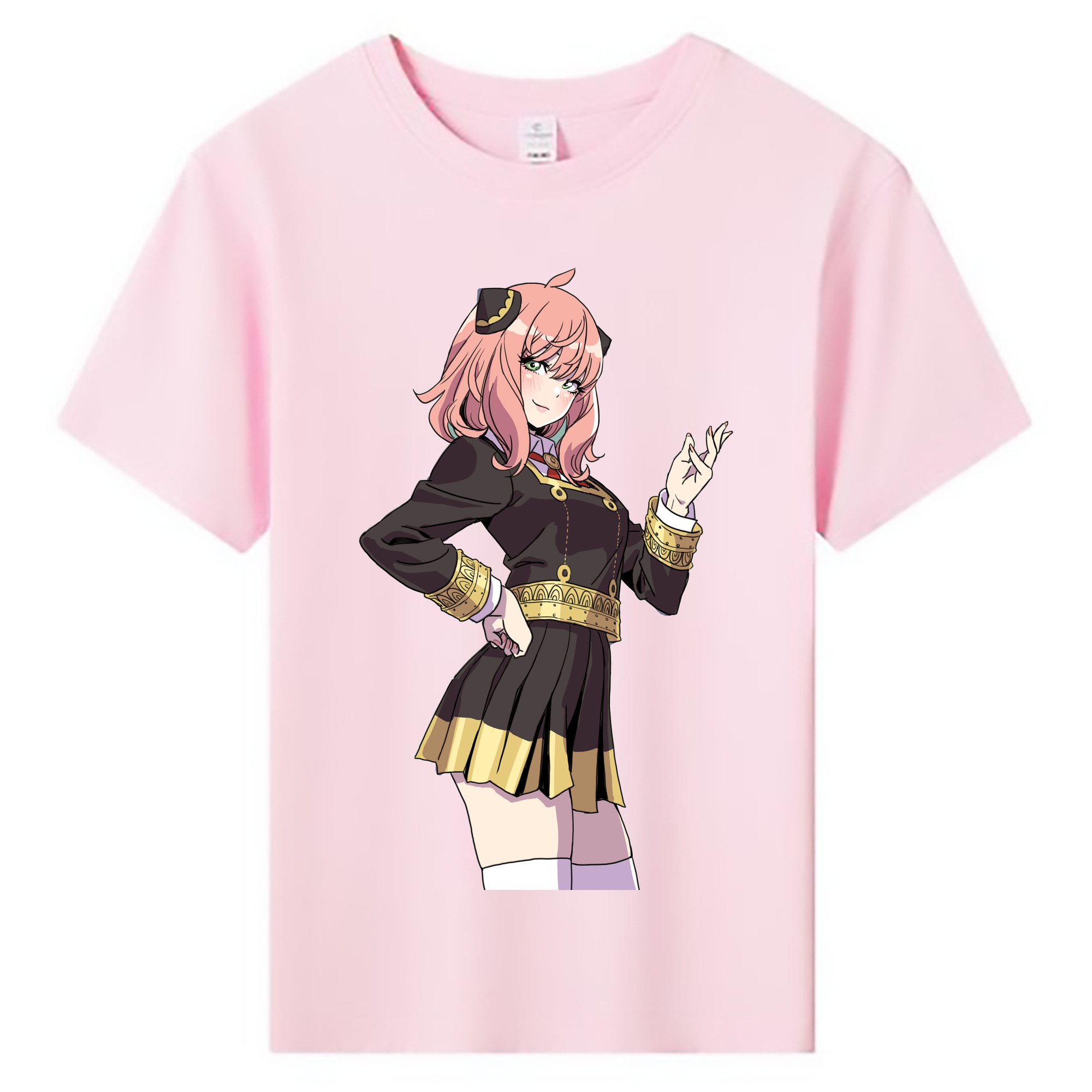 （画像用） SPY×FAMILY间谍家家酒 綿100％キッズTシャツ（フロントプリント）