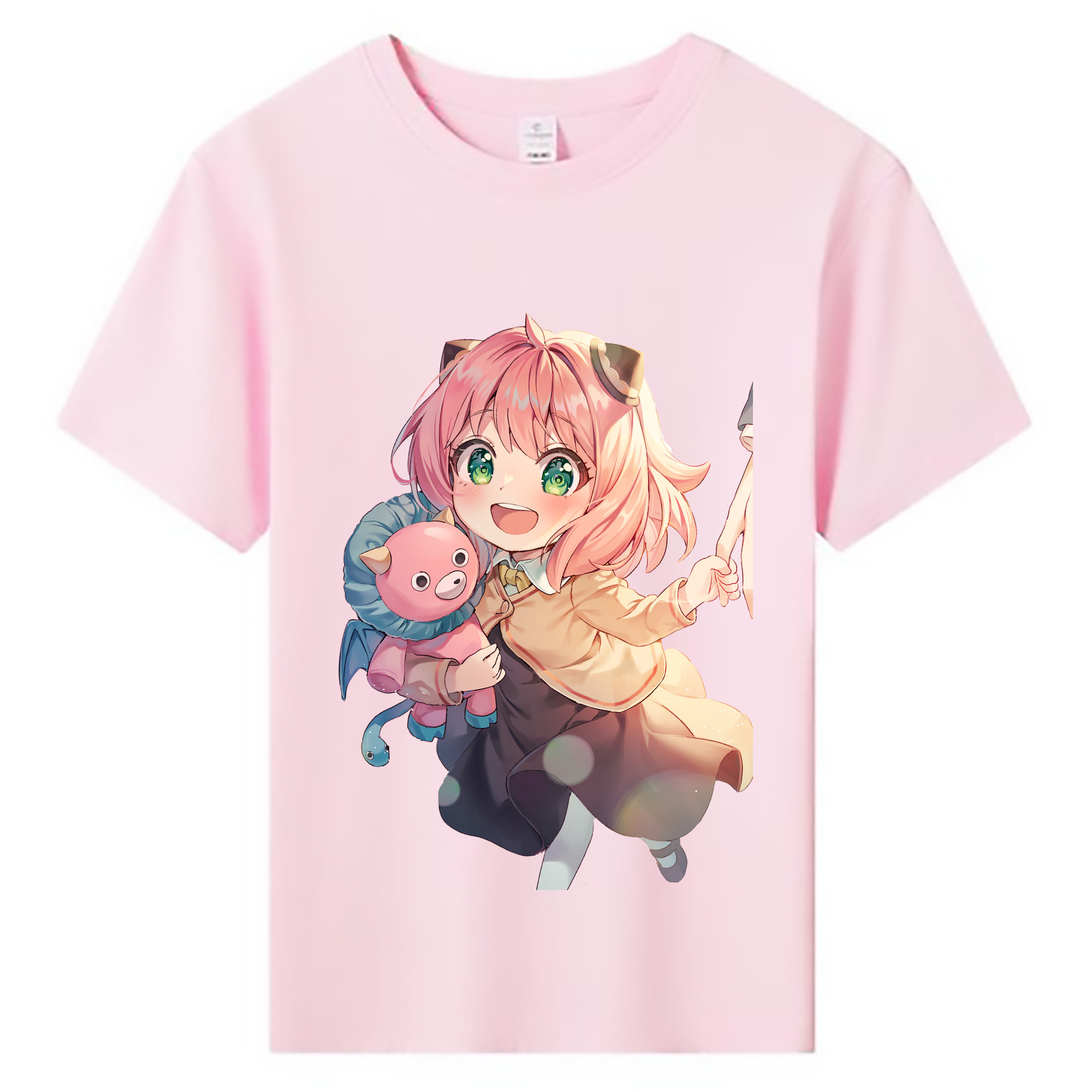 （画像用） SPY×FAMILY间谍家家酒 綿100％キッズTシャツ（フロントプリント）