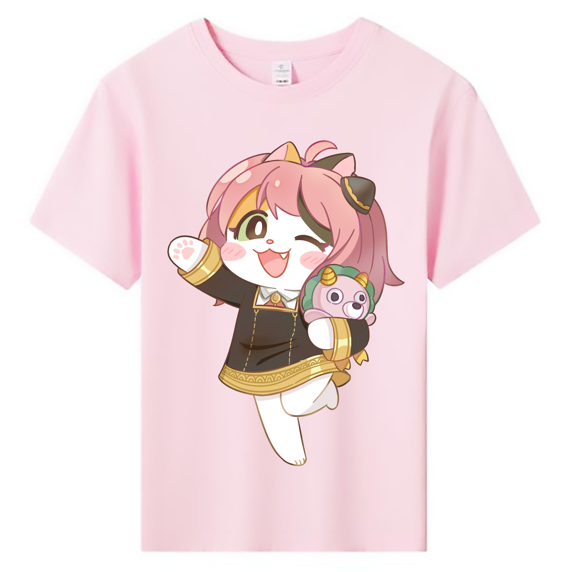 （画像用） SPY×FAMILY间谍家家酒 綿100％キッズTシャツ（フロントプリント）