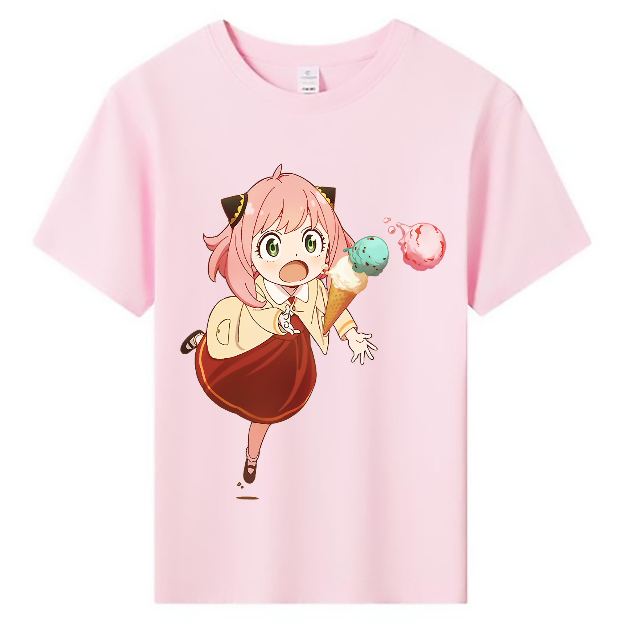 （画像用） SPY×FAMILY间谍家家酒 綿100％キッズTシャツ（フロントプリント）