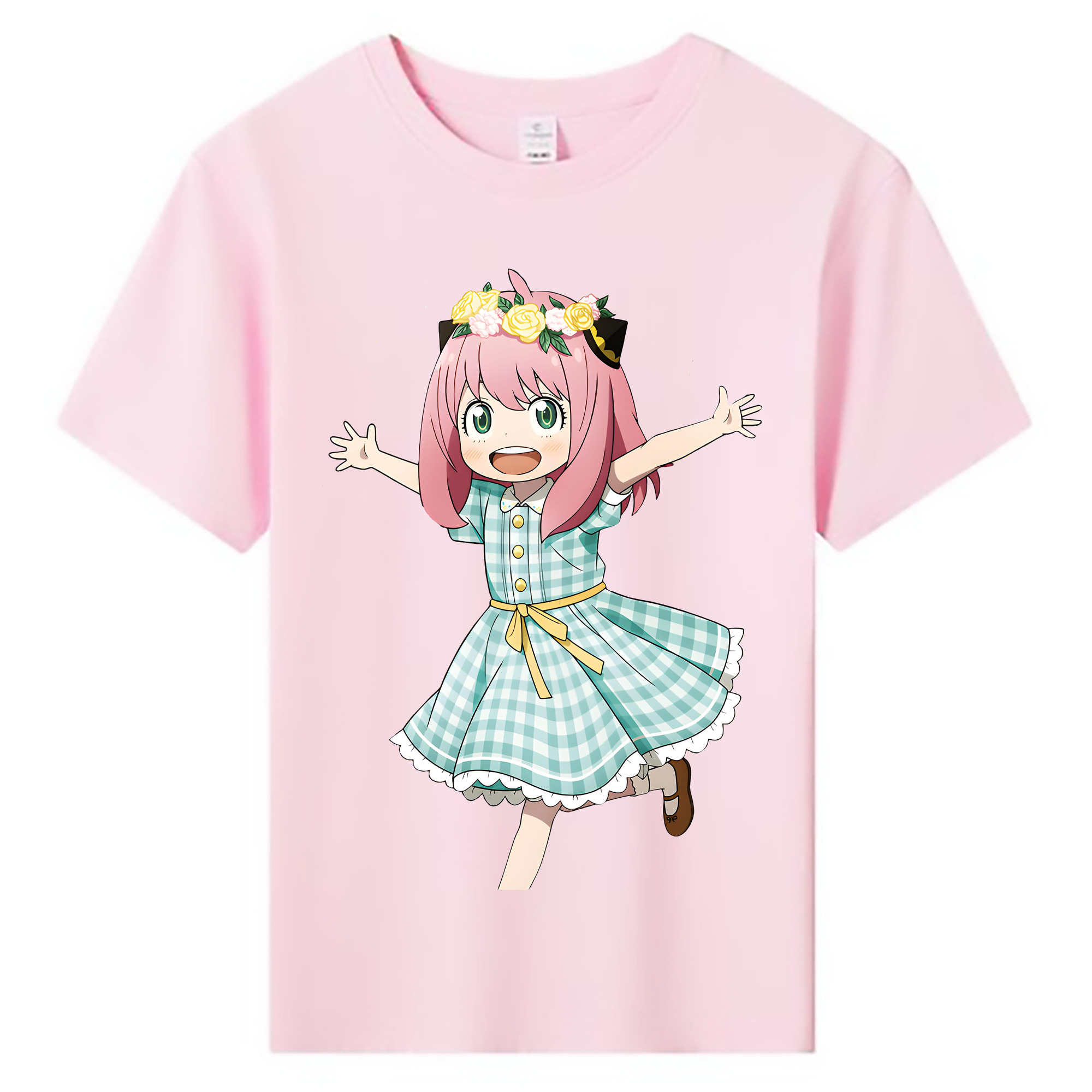 （画像用） SPY×FAMILY间谍家家酒 綿100％キッズTシャツ（フロントプリント）