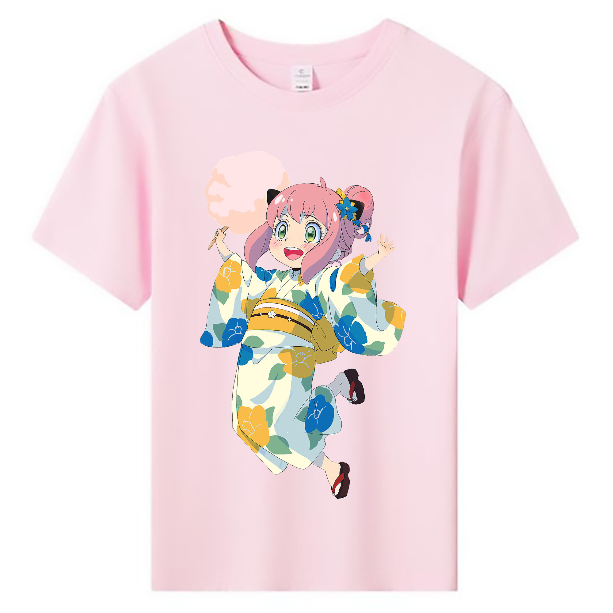 （画像用） SPY×FAMILY间谍家家酒 綿100％キッズTシャツ（フロントプリント）