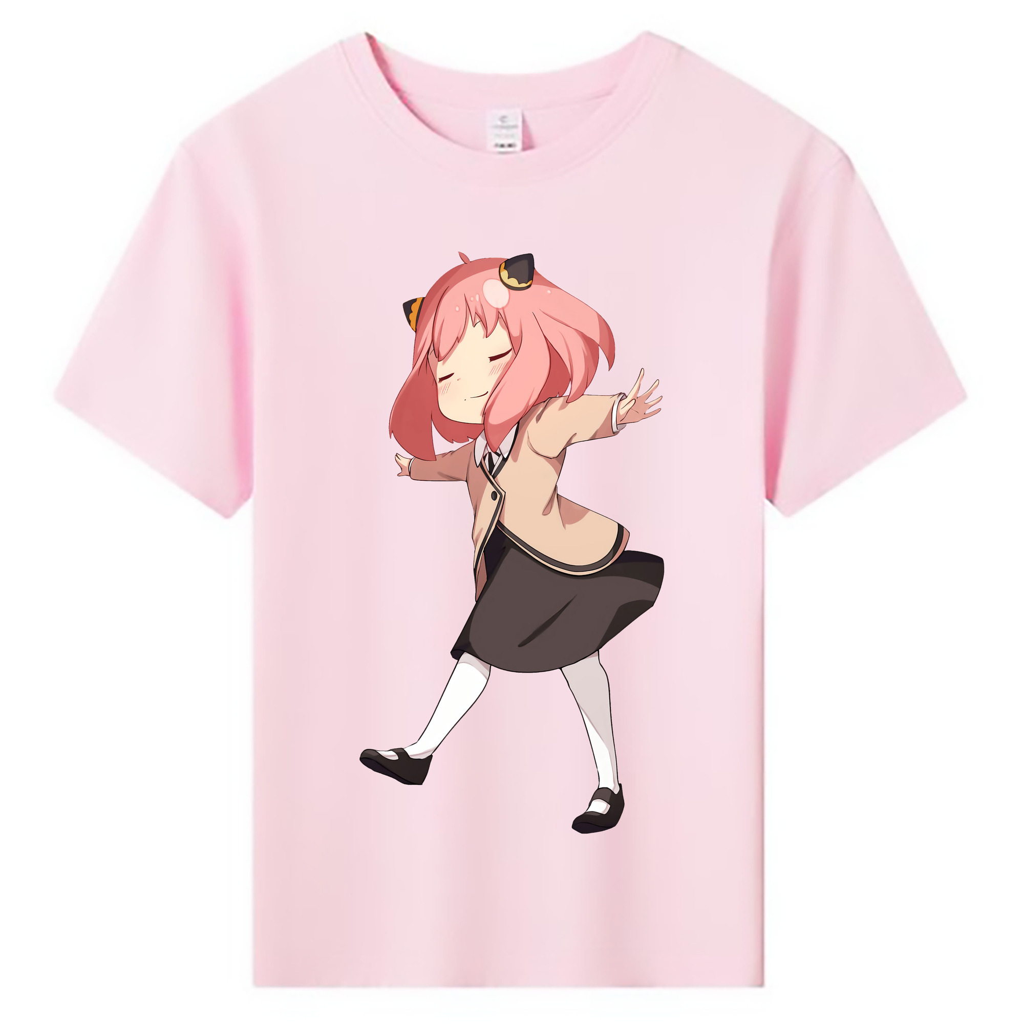（画像用） SPY×FAMILY间谍家家酒 綿100％キッズTシャツ（フロントプリント）